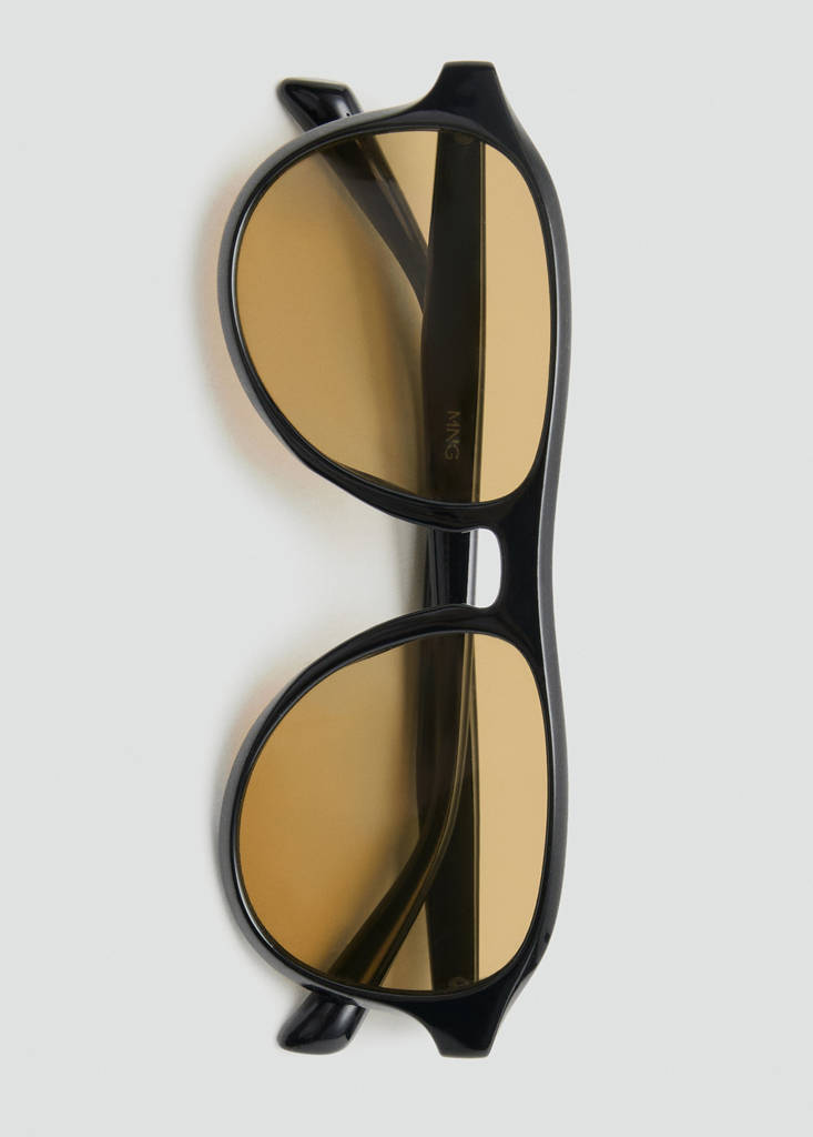 Resin frame sunglasses — Black