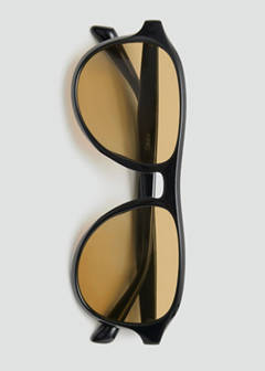 Resin frame sunglasses — Black 4