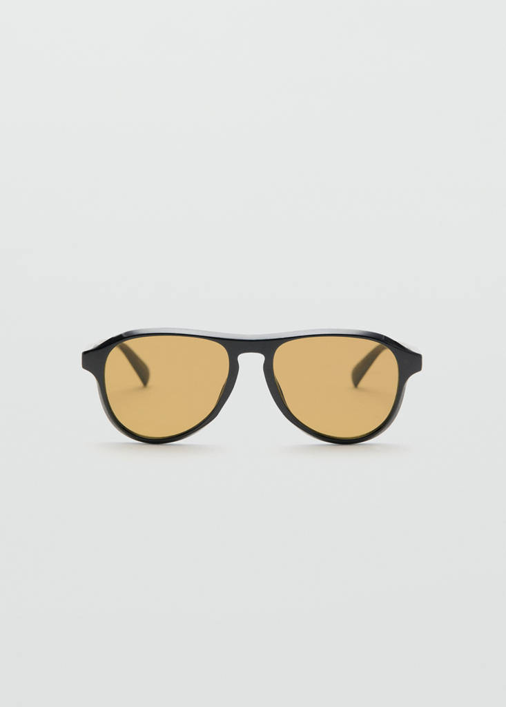 Resin frame sunglasses — Black