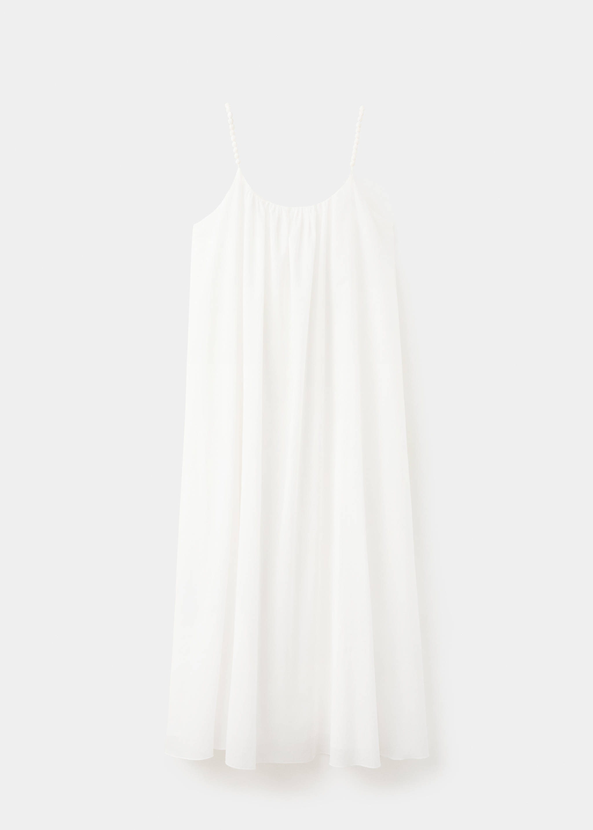 Robe fluide avec détail bretelles - Article sans modèle