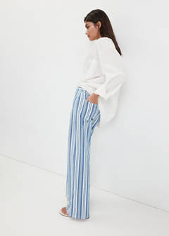 Straight striped jeans — Blue 3