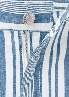 Straight striped jeans — Blue 7