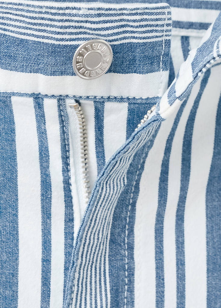 Straight striped jeans — Blue