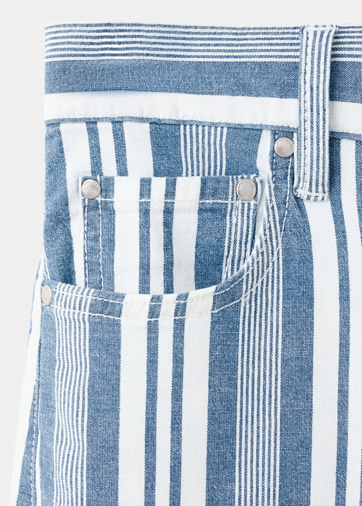 Straight striped jeans — Blue