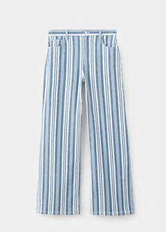 Straight striped jeans — Blue 6
