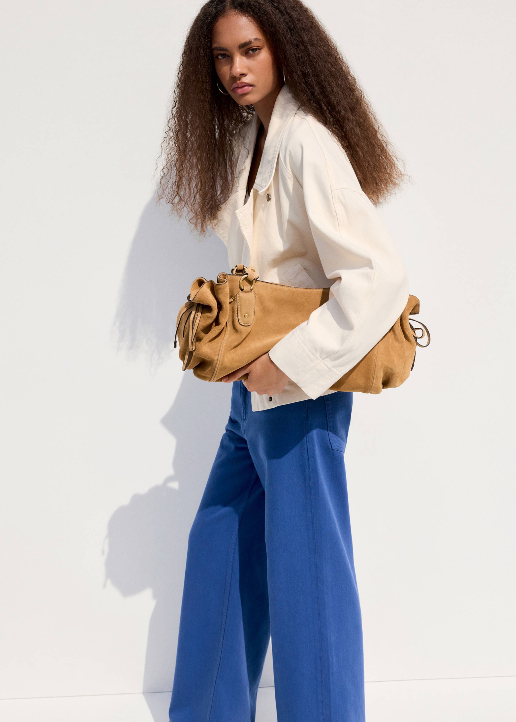 Low waist wide leg jeans - Details of the article 1