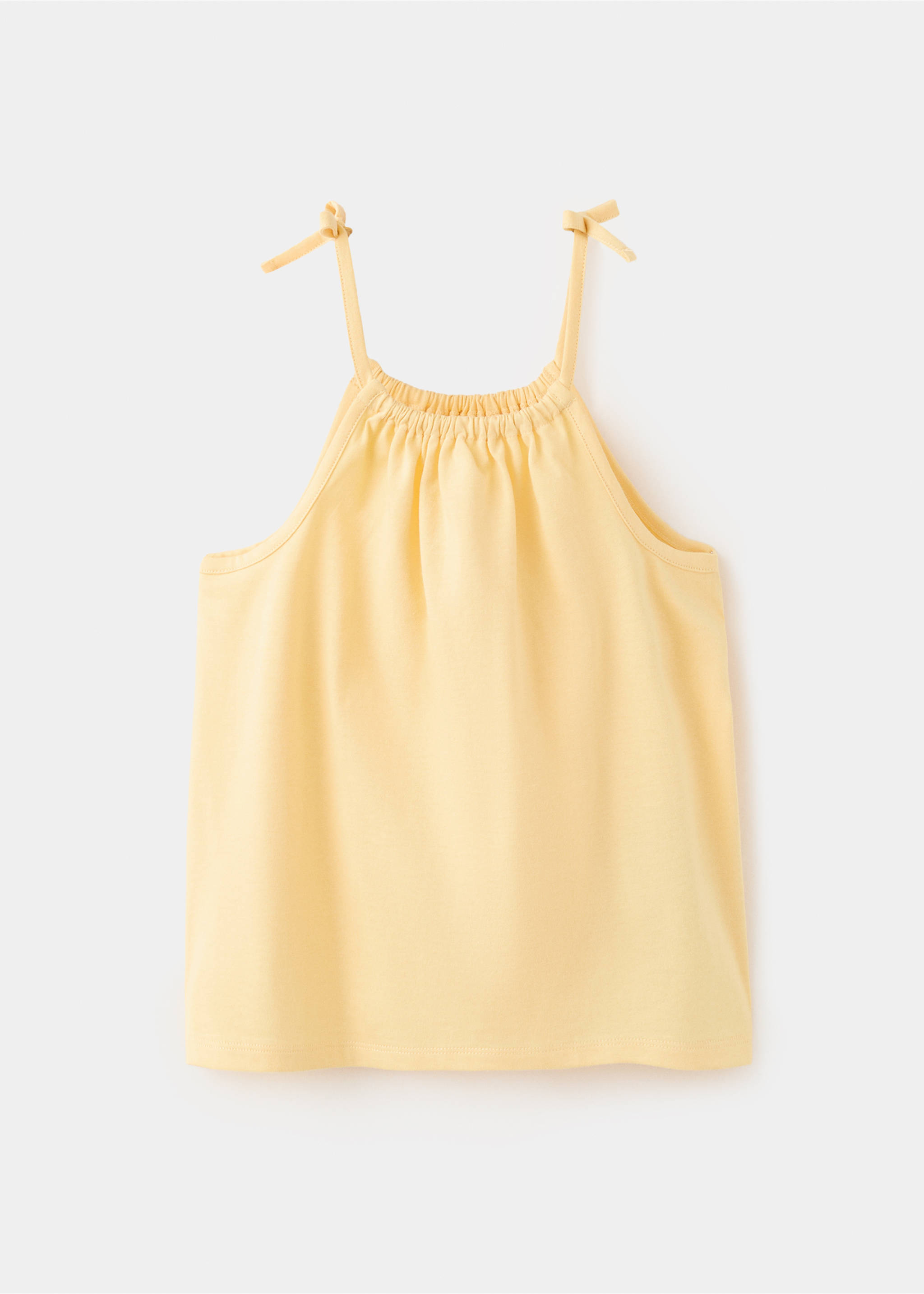 T-shirt samy - Article sans modèle, Jaune pastel. Ref: 37031381-00.