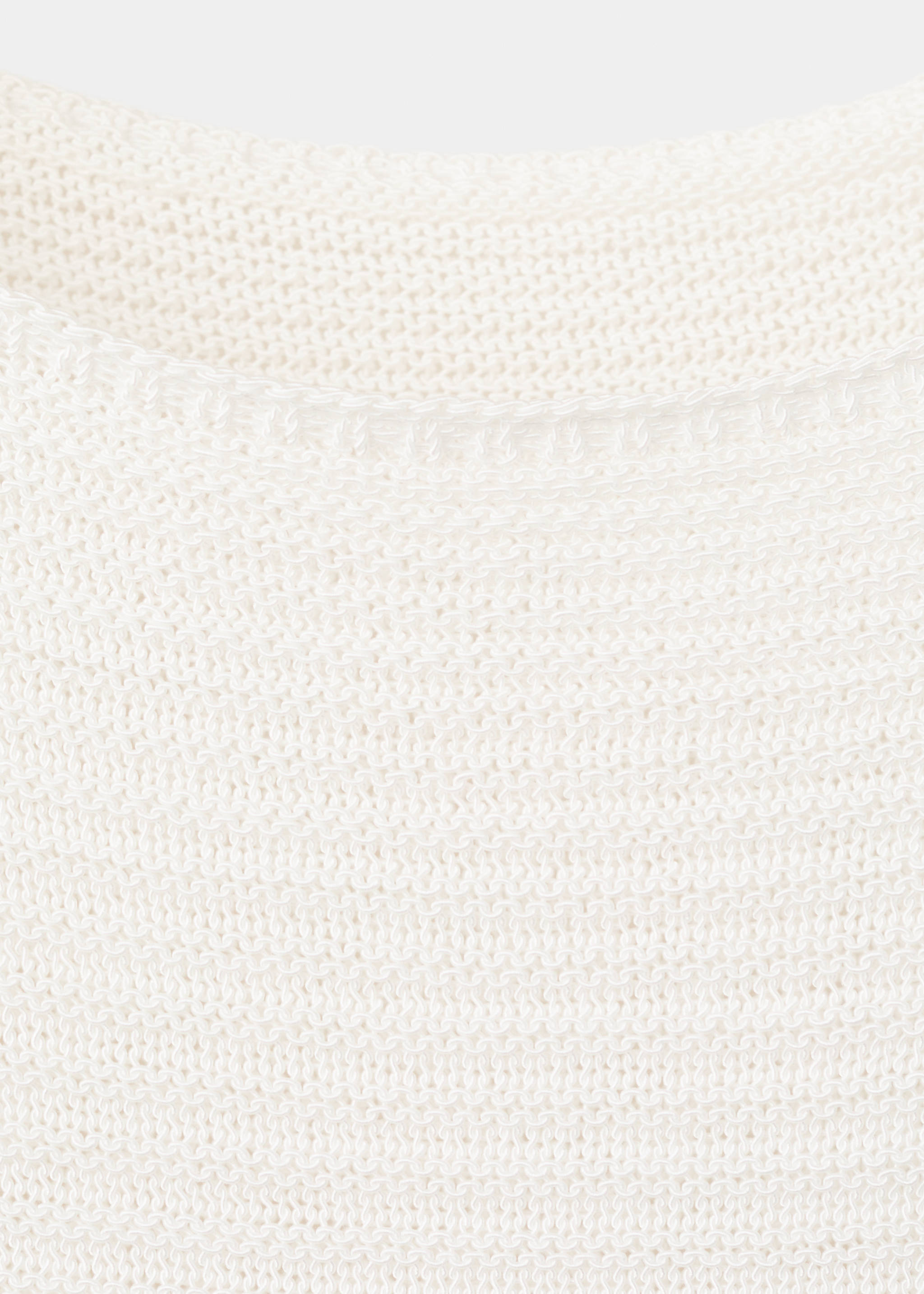 Short-sleeved knitted sweater - Details of the article 8