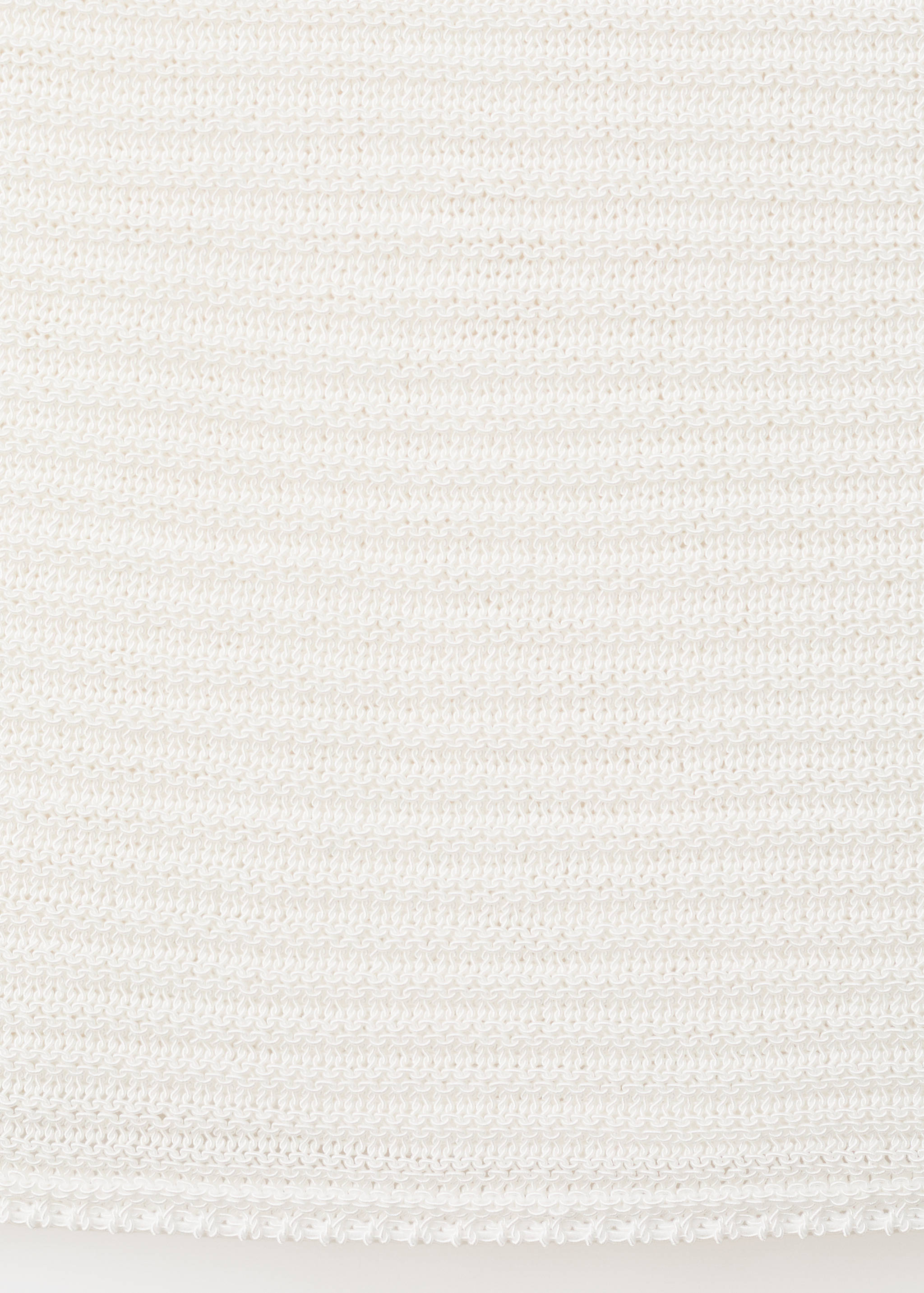 Short-sleeved knitted sweater - Details of the article 0