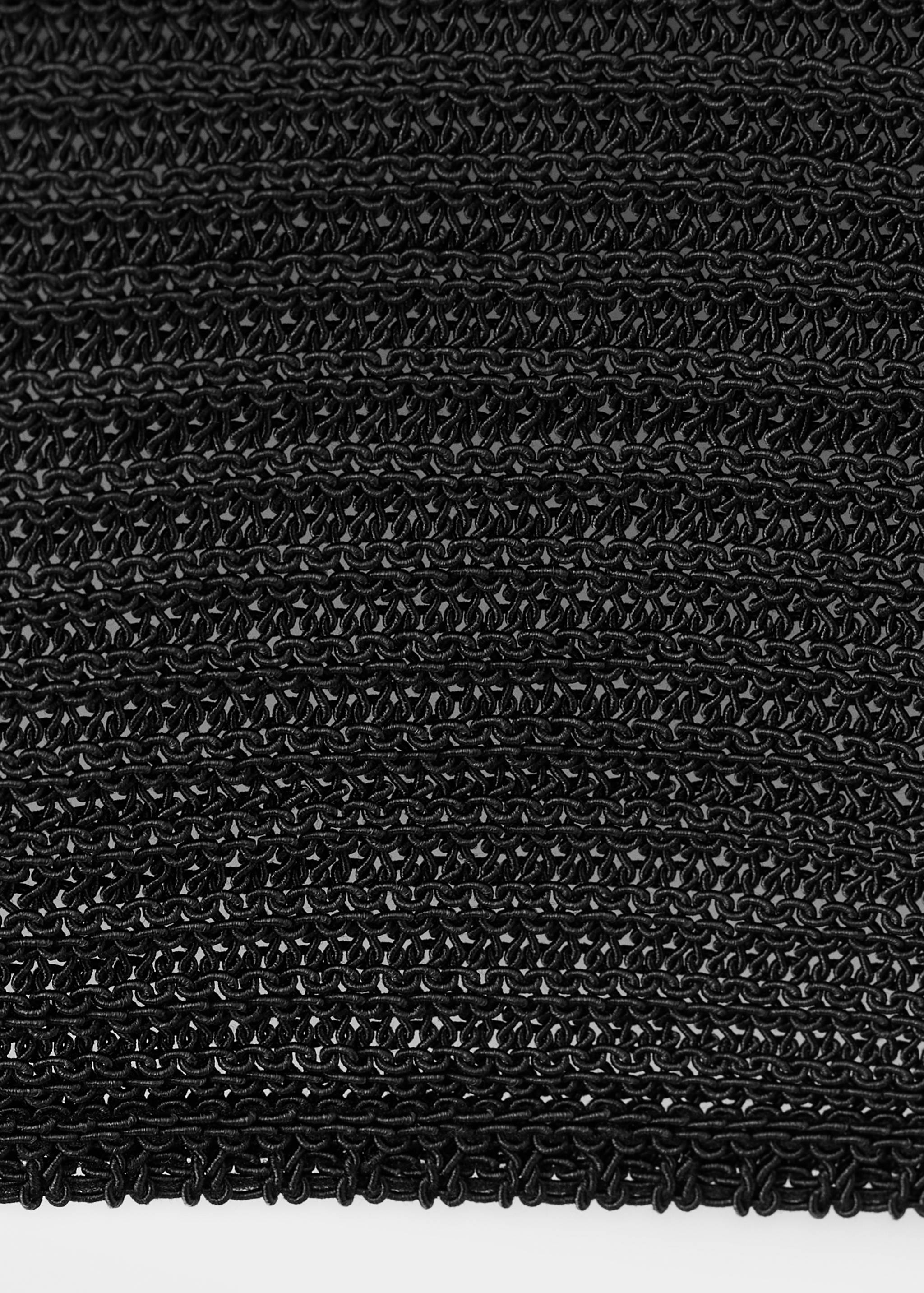 Short-sleeved knitted sweater - Details of the article 0