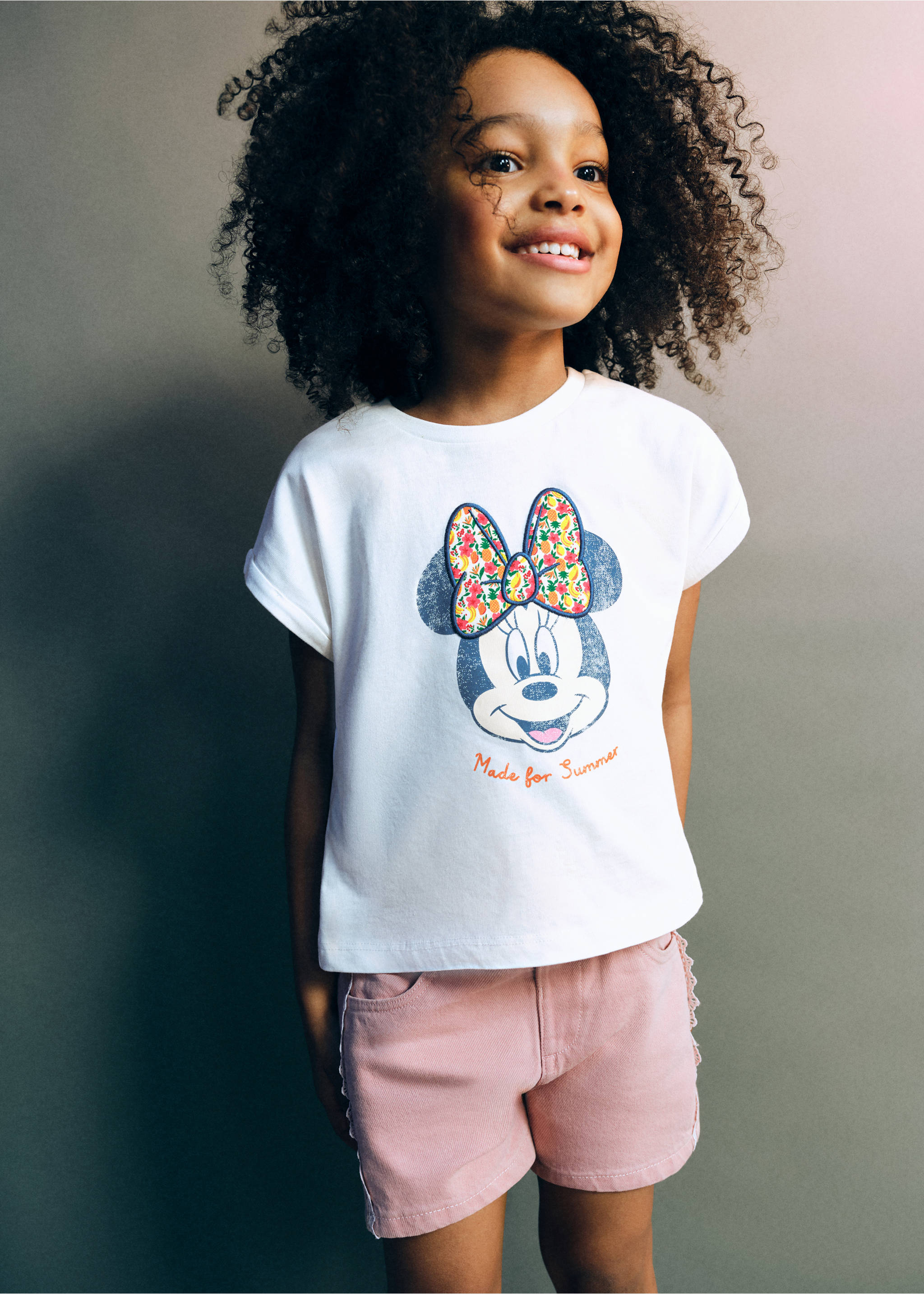 Minnie Mouse T-shirt - General plane, Off White. Ref: 37031387-00.