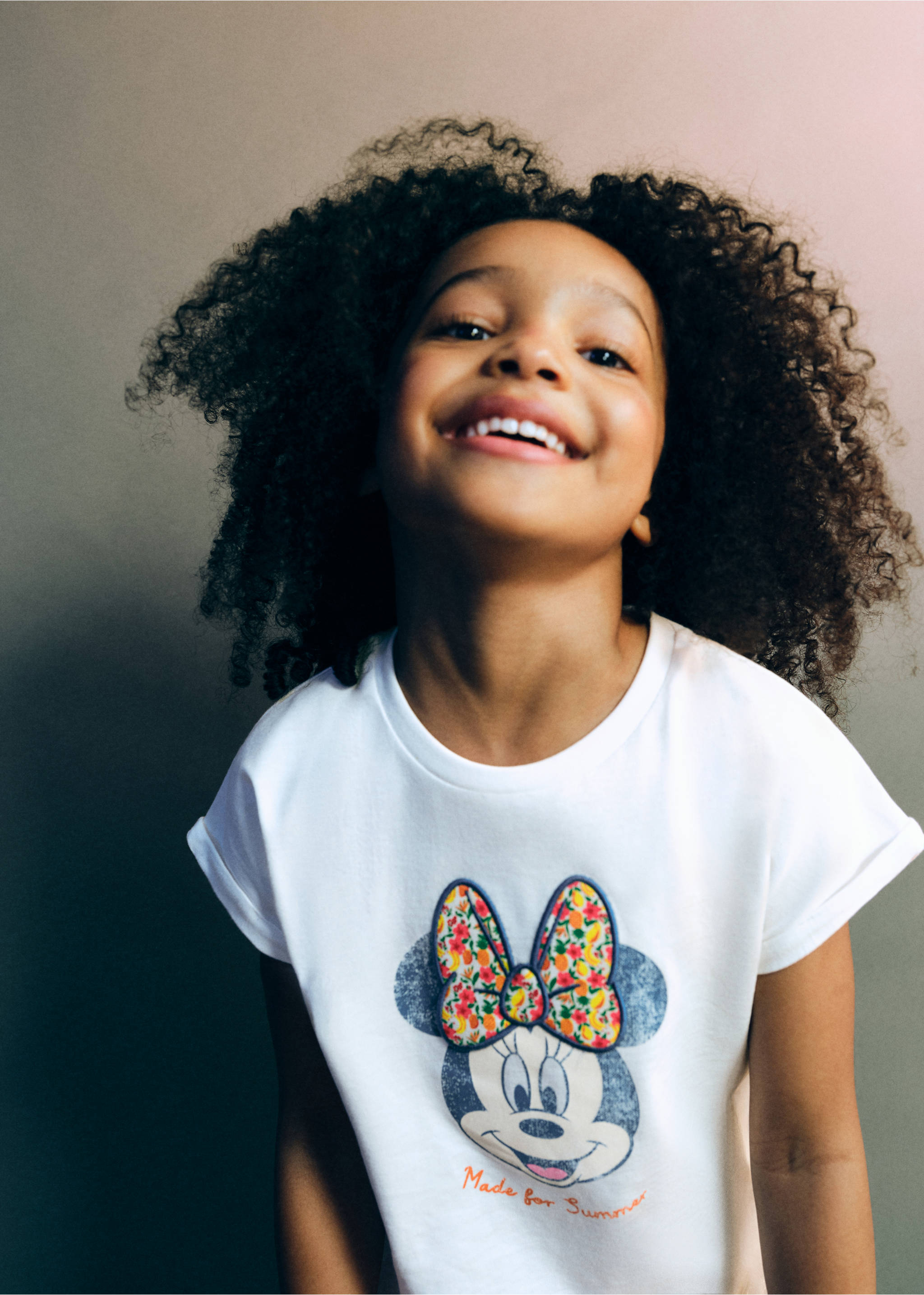 Minnie Mouse T-shirt - Medium plane, Off White. Ref: 37031387-00.