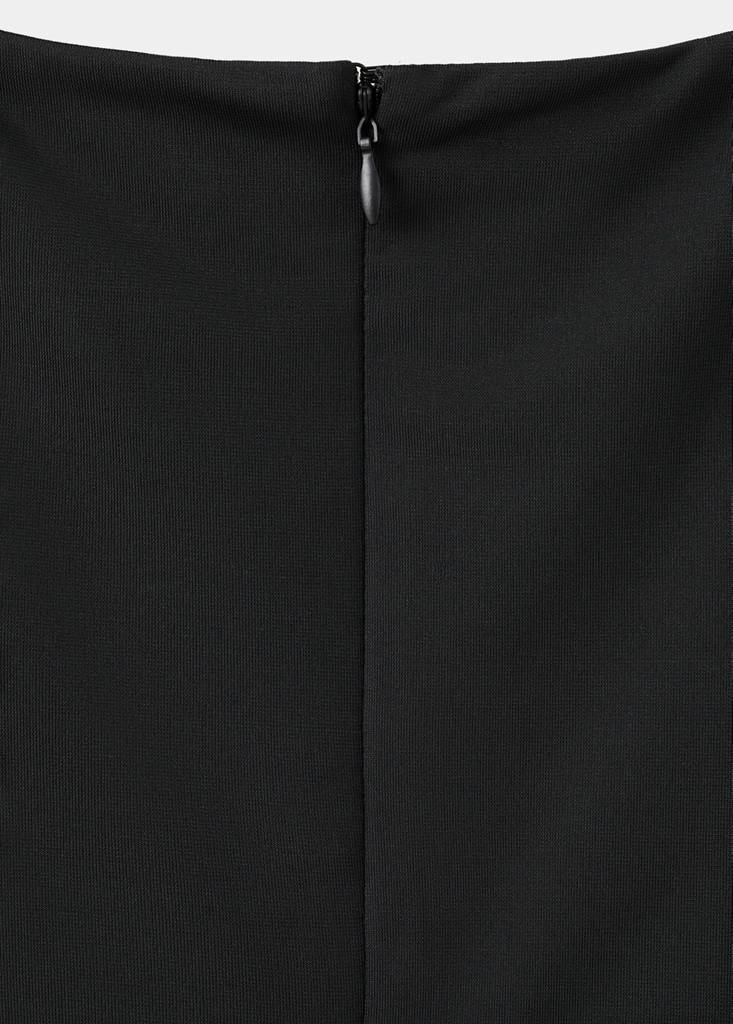 Jumpsuit with resin appliqué — Black
