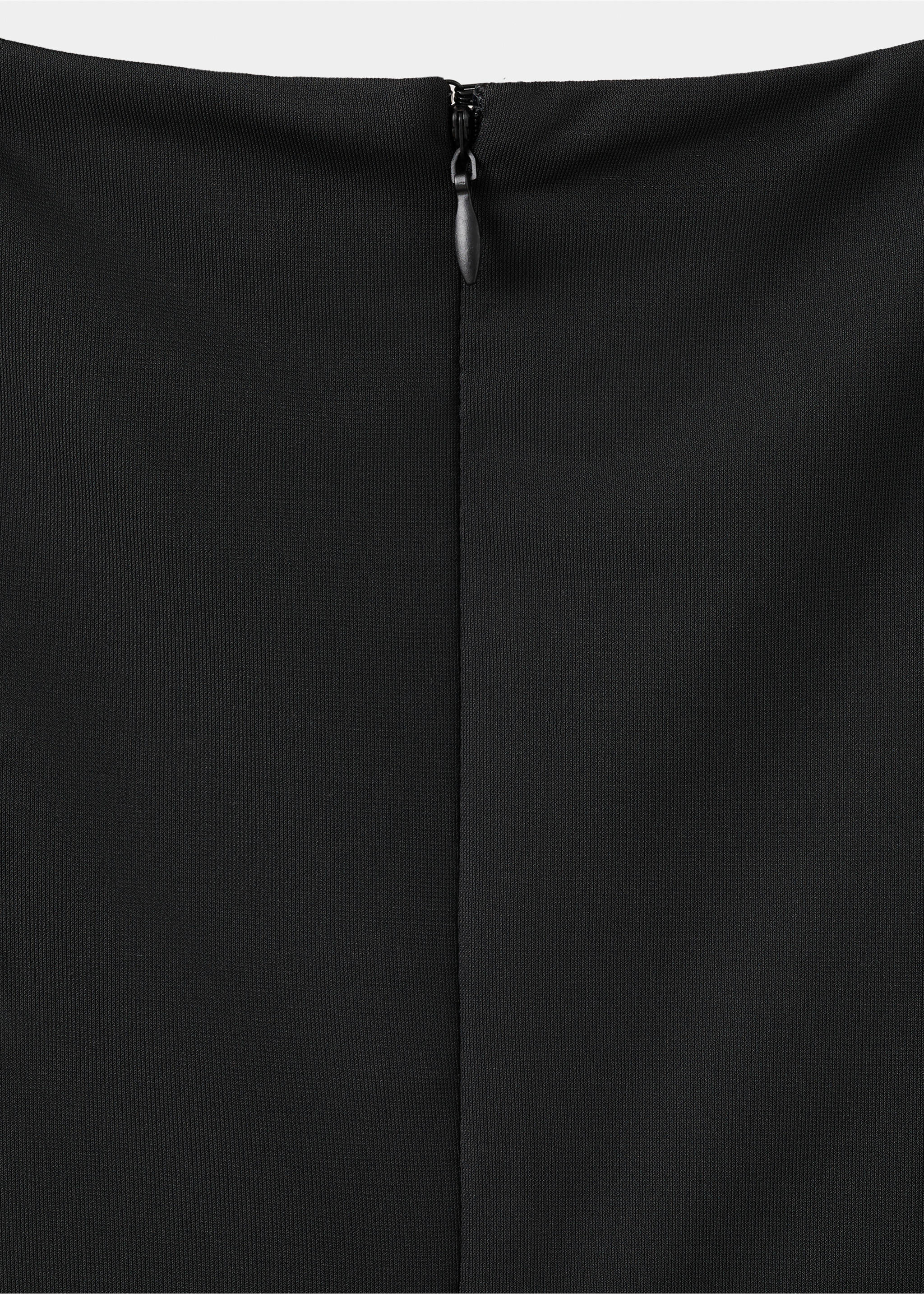 Resin combined effect jumpsuit - Details of the article 0, Black. Ref: 37031390-00.