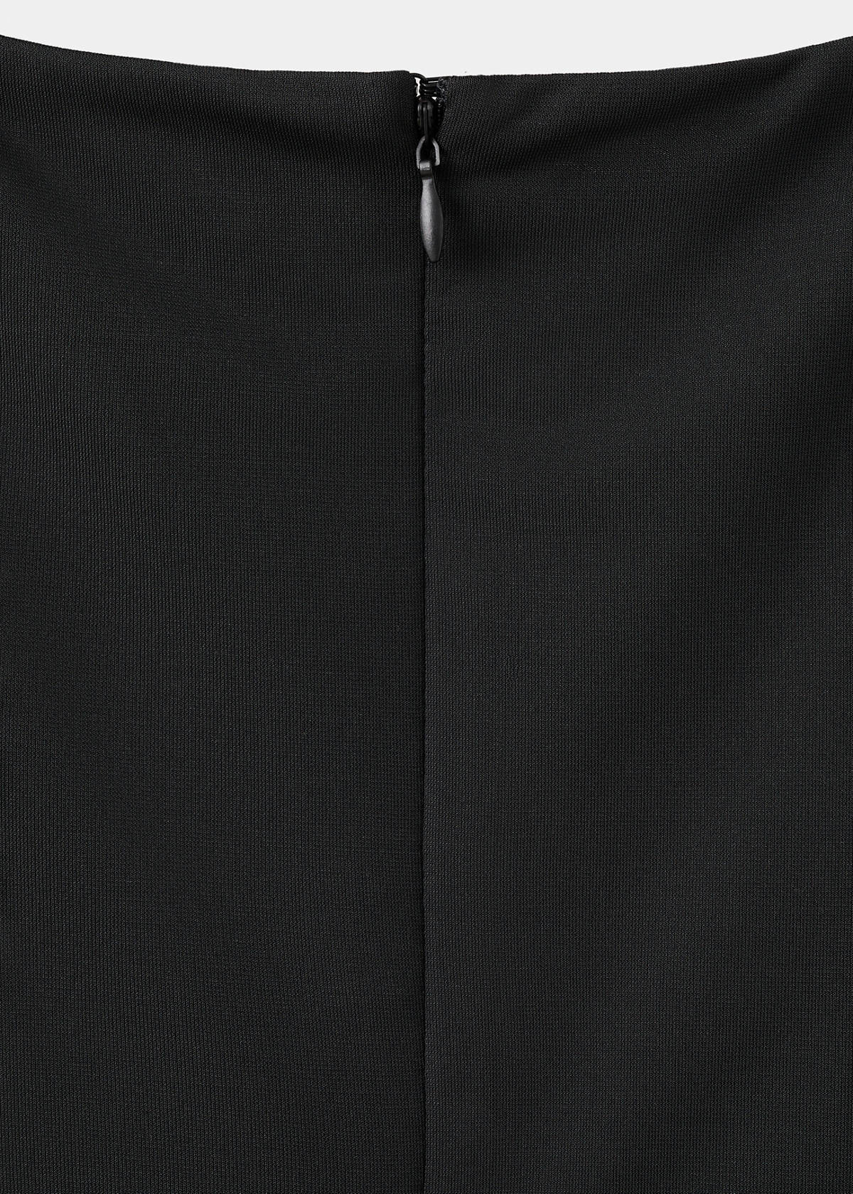 Jumpsuit with resin appliqué — Black