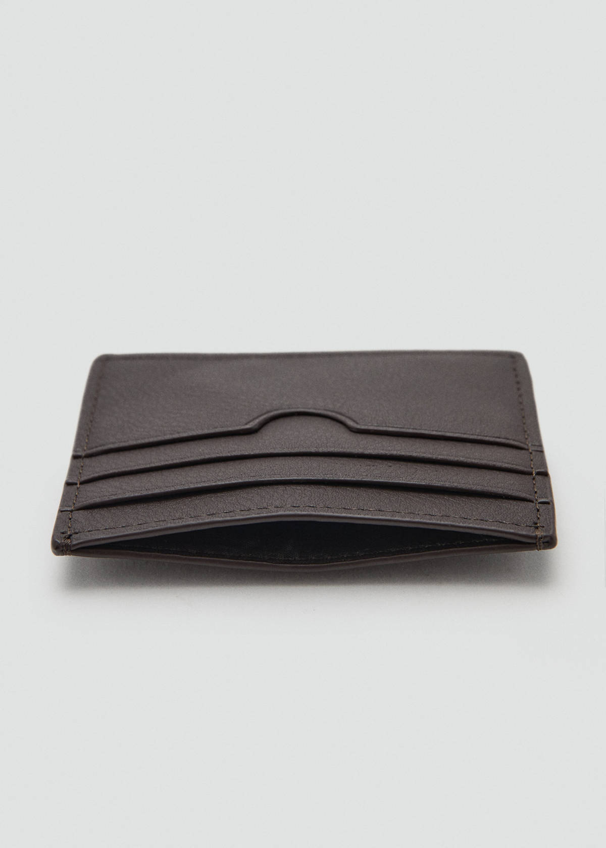 Texture card holder — Brown
