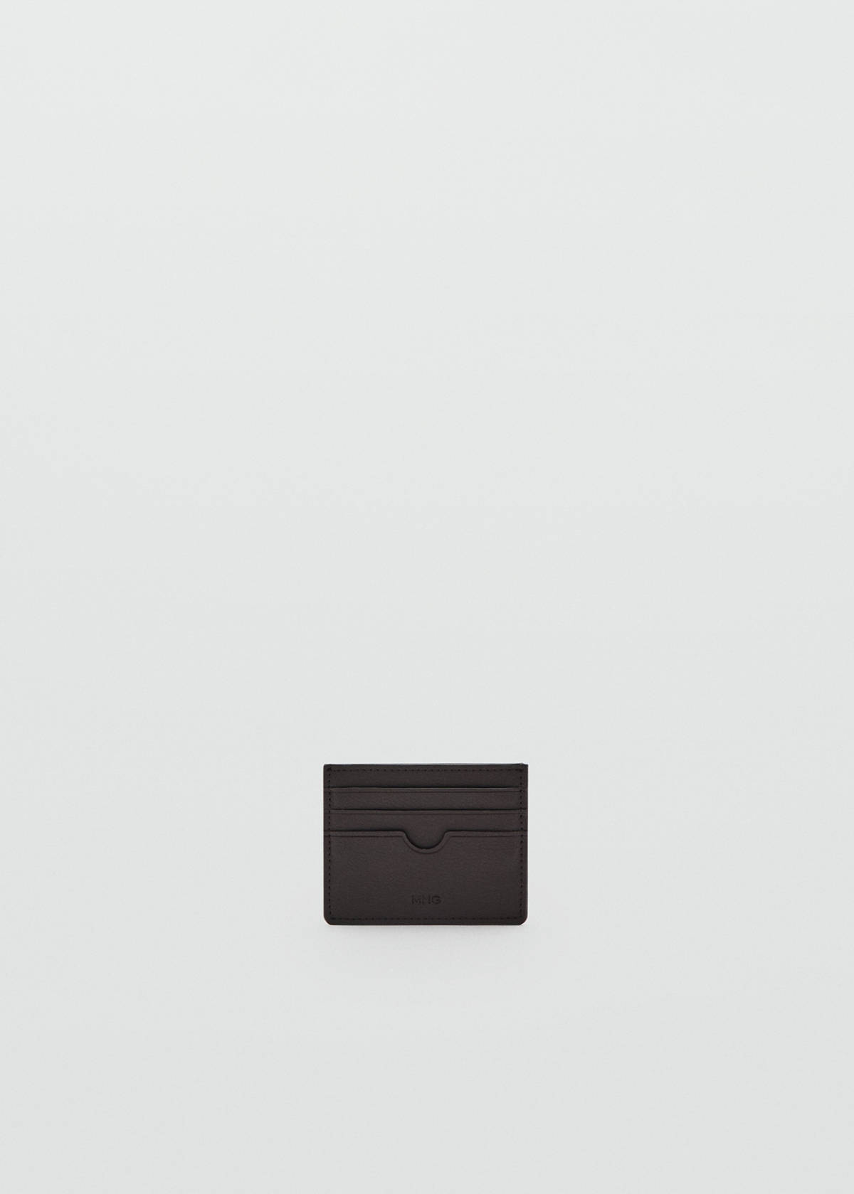 Texture card holder — Brown