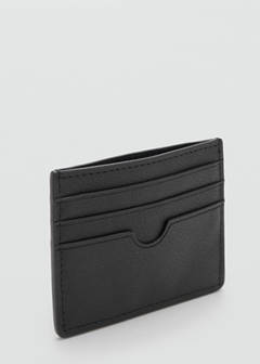Texture card holder — Black 2