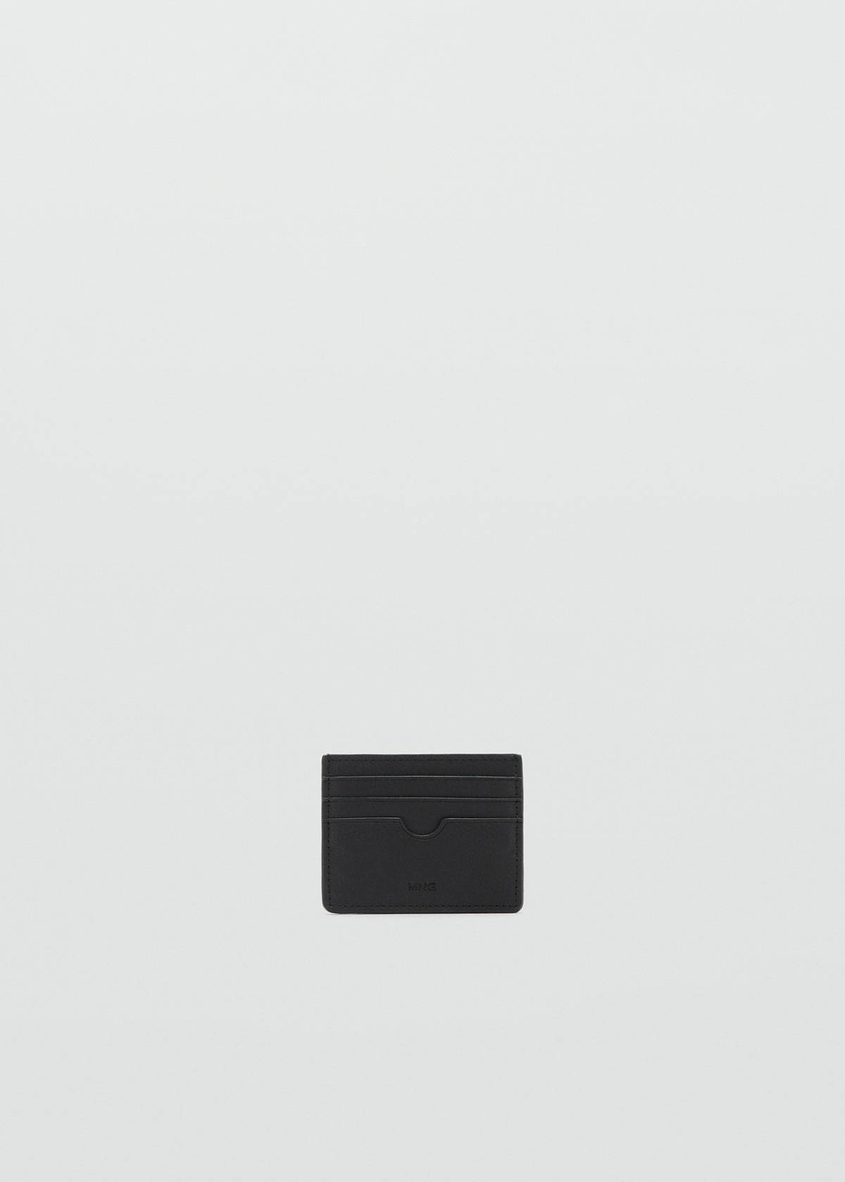 Texture card holder — Black