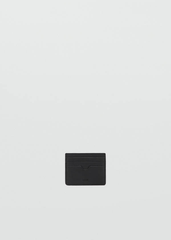 Texture card holder — Black