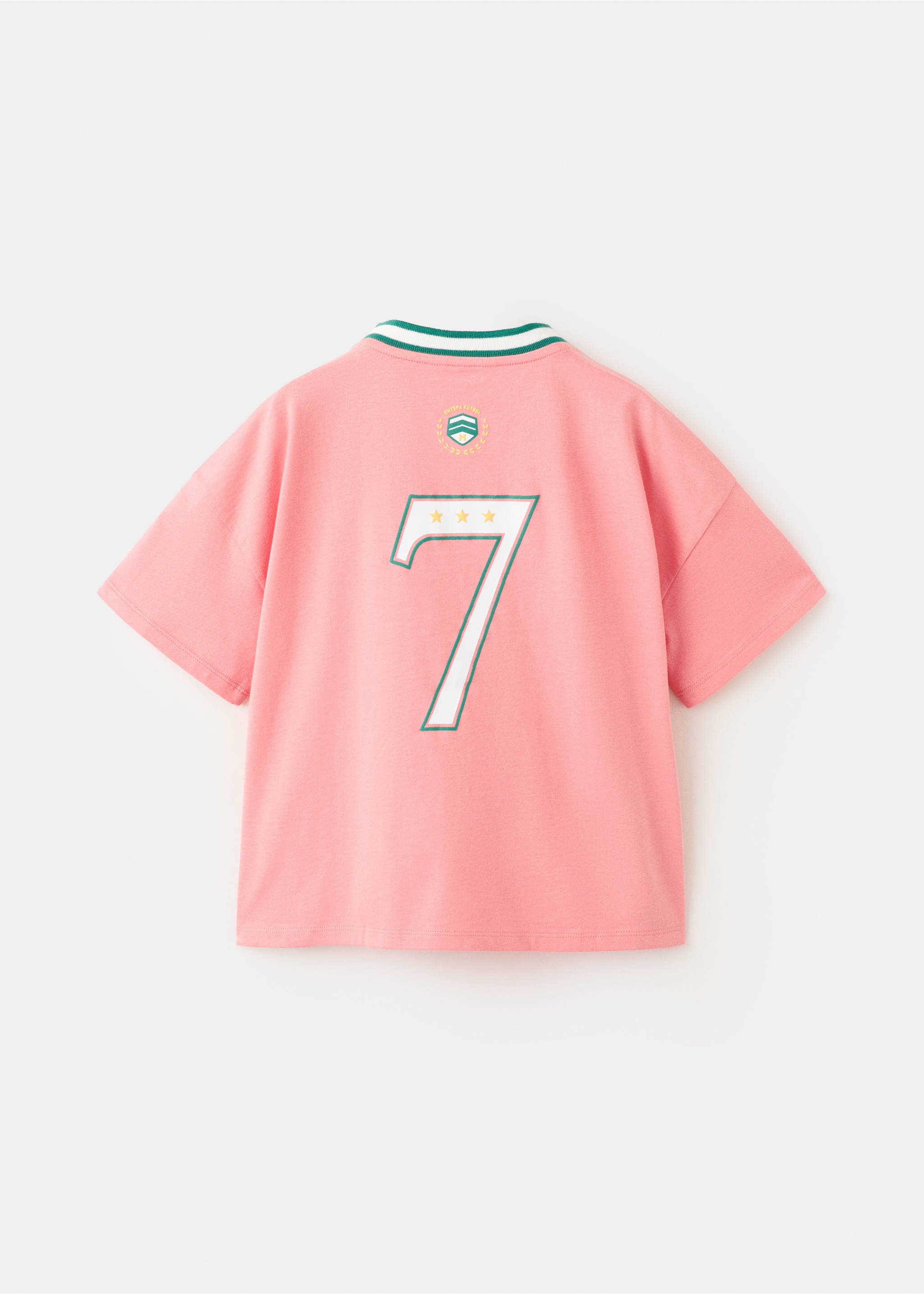 T-shirt Mexique Football - Verso de l’article, Rose. Ref: 37031396-00.