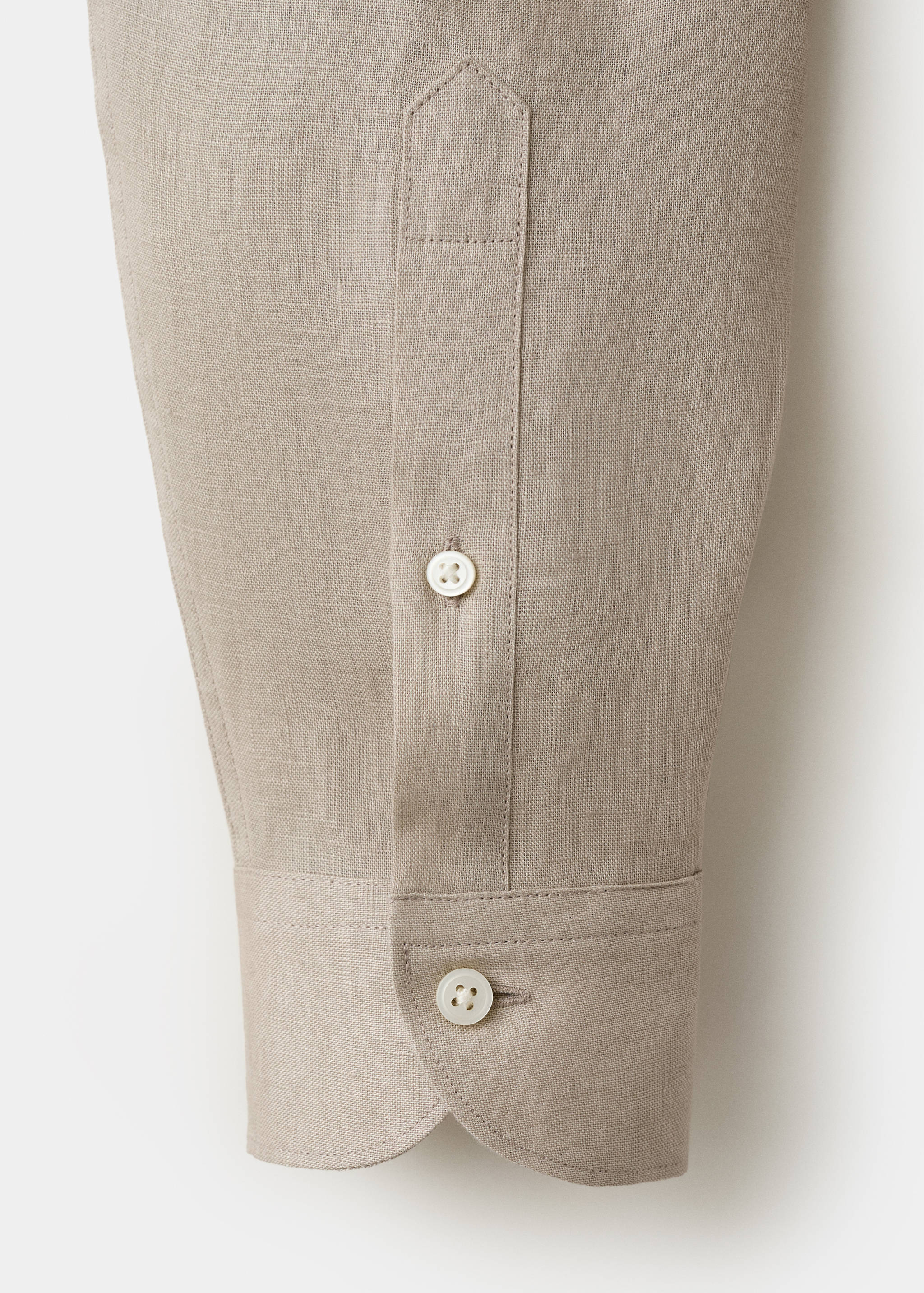Chemise 100 % lin col mao - Détail de l'article 0