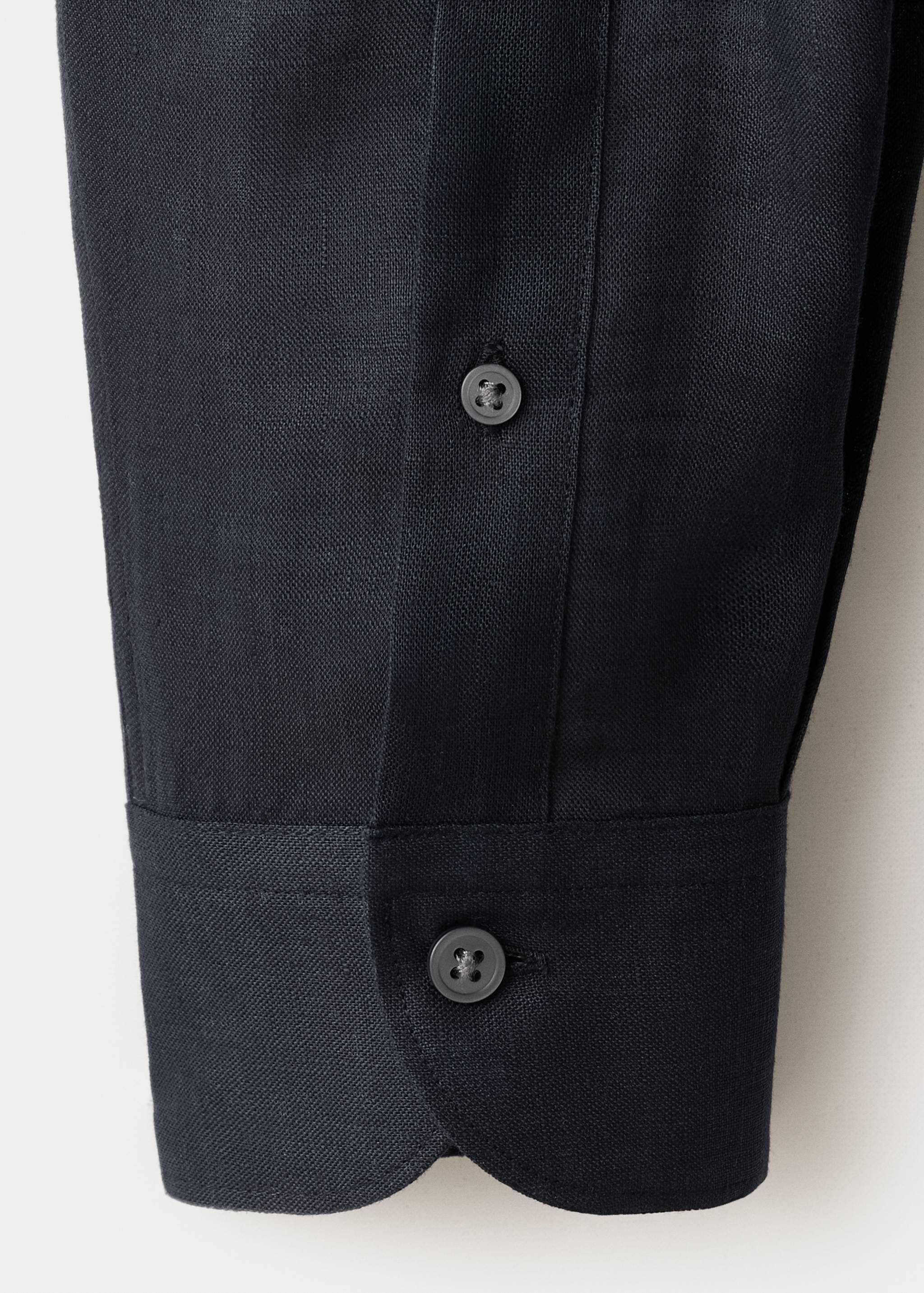 Chemise 100 % lin col mao - Détail de l'article 0