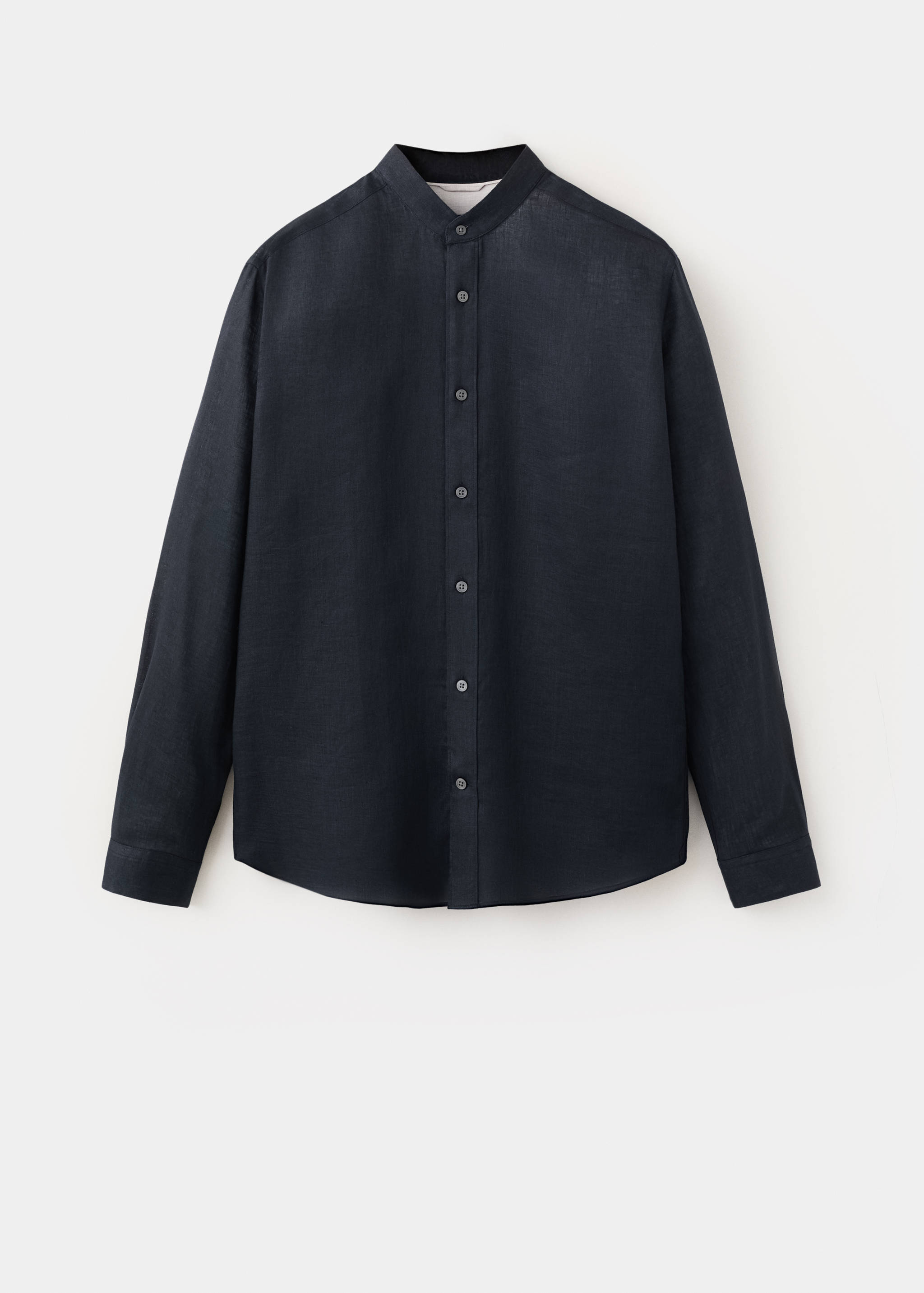Chemise 100 % lin col mao - Article sans modèle