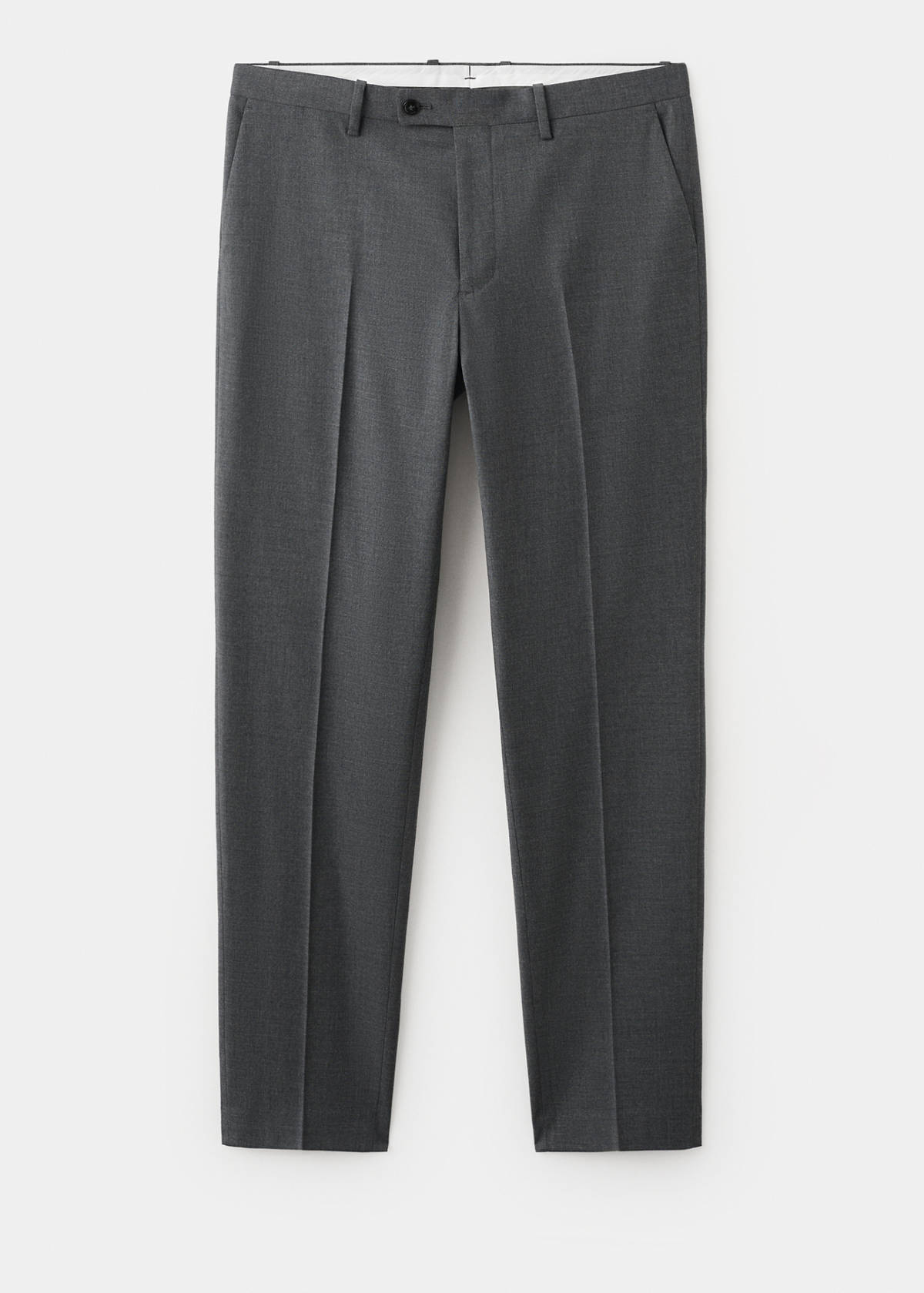 Milan slim fit suit trousers — Grey