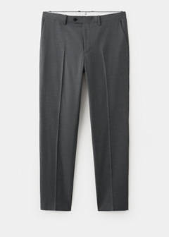 Milan slim fit suit trousers — Grey 7
