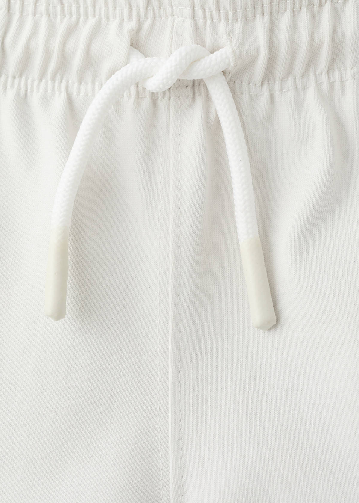 Cotton shorts with drawstring — Ice Grey
