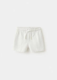Cotton shorts with drawstring — Ice Grey 3
