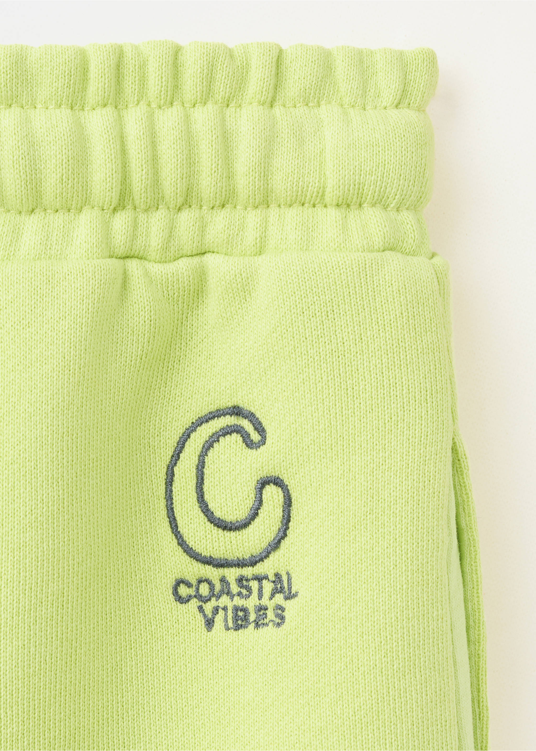 Bermuda coton cordon - Détail de l'article 0, Citron vert. Ref: 37031411-00.