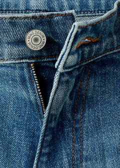Slim-fit denim bermuda shorts — Medium Blue 9