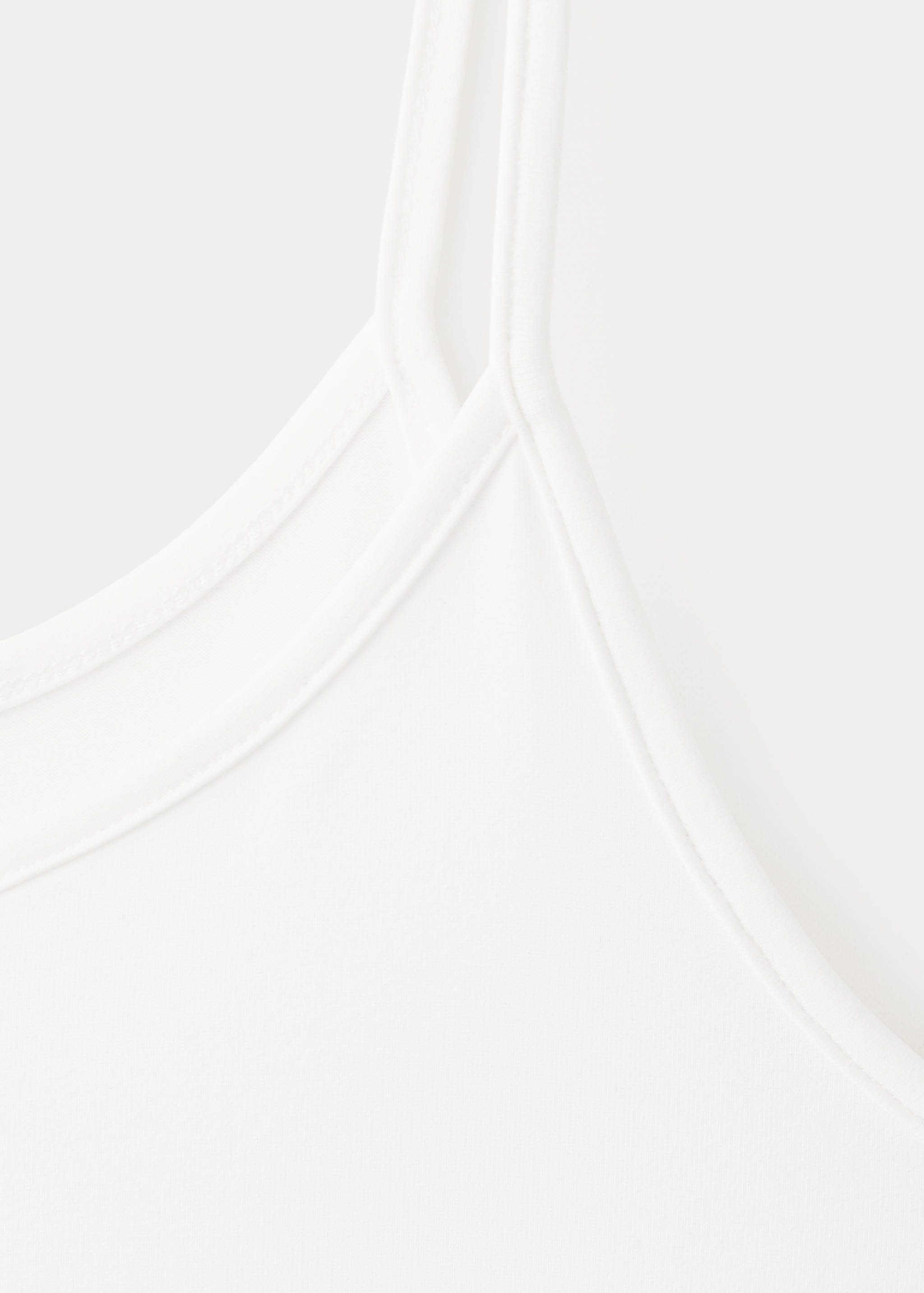 Fitted top with thin straps - Details of the article 8