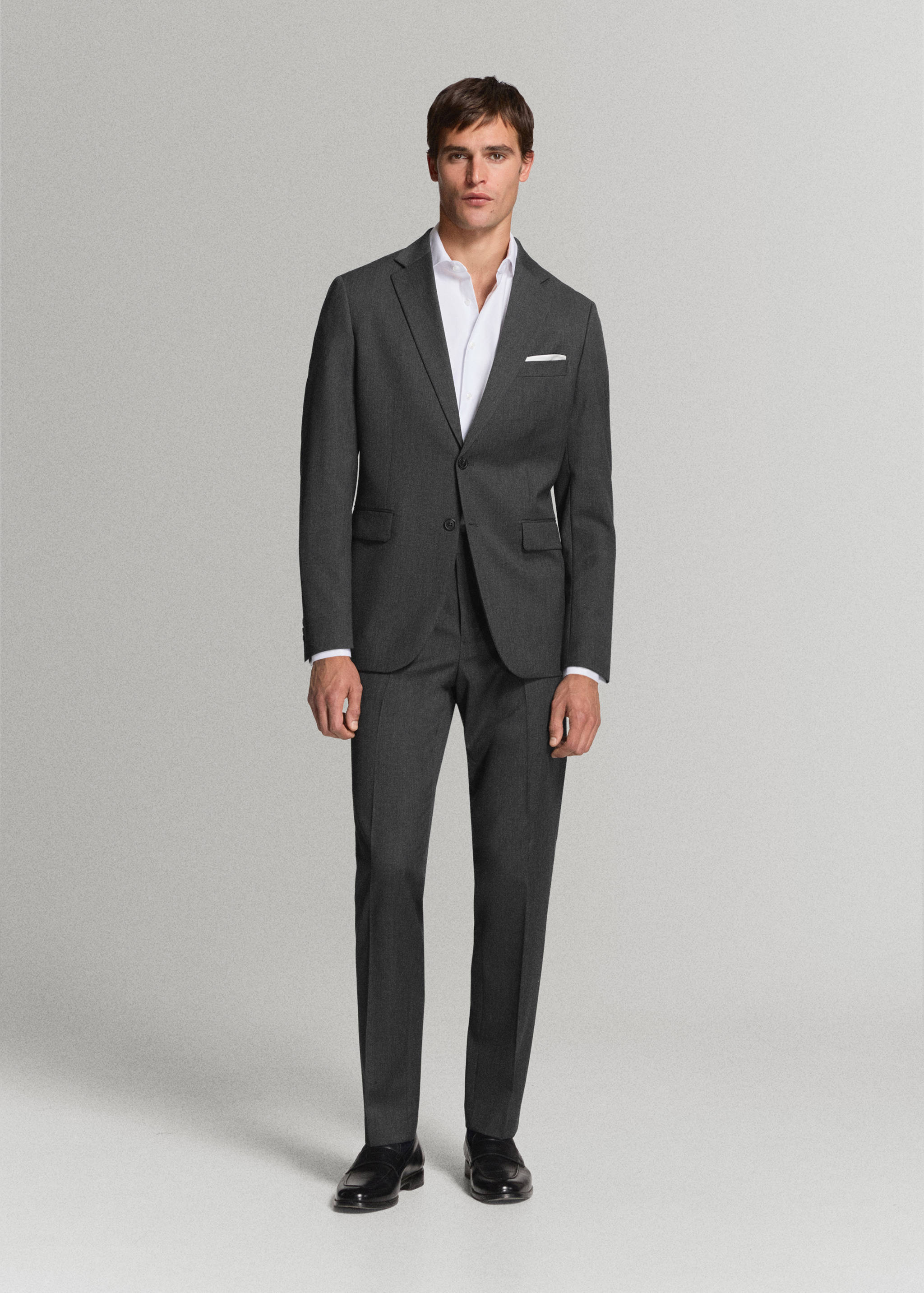 Turin 100% wool suit trousers - General plane
