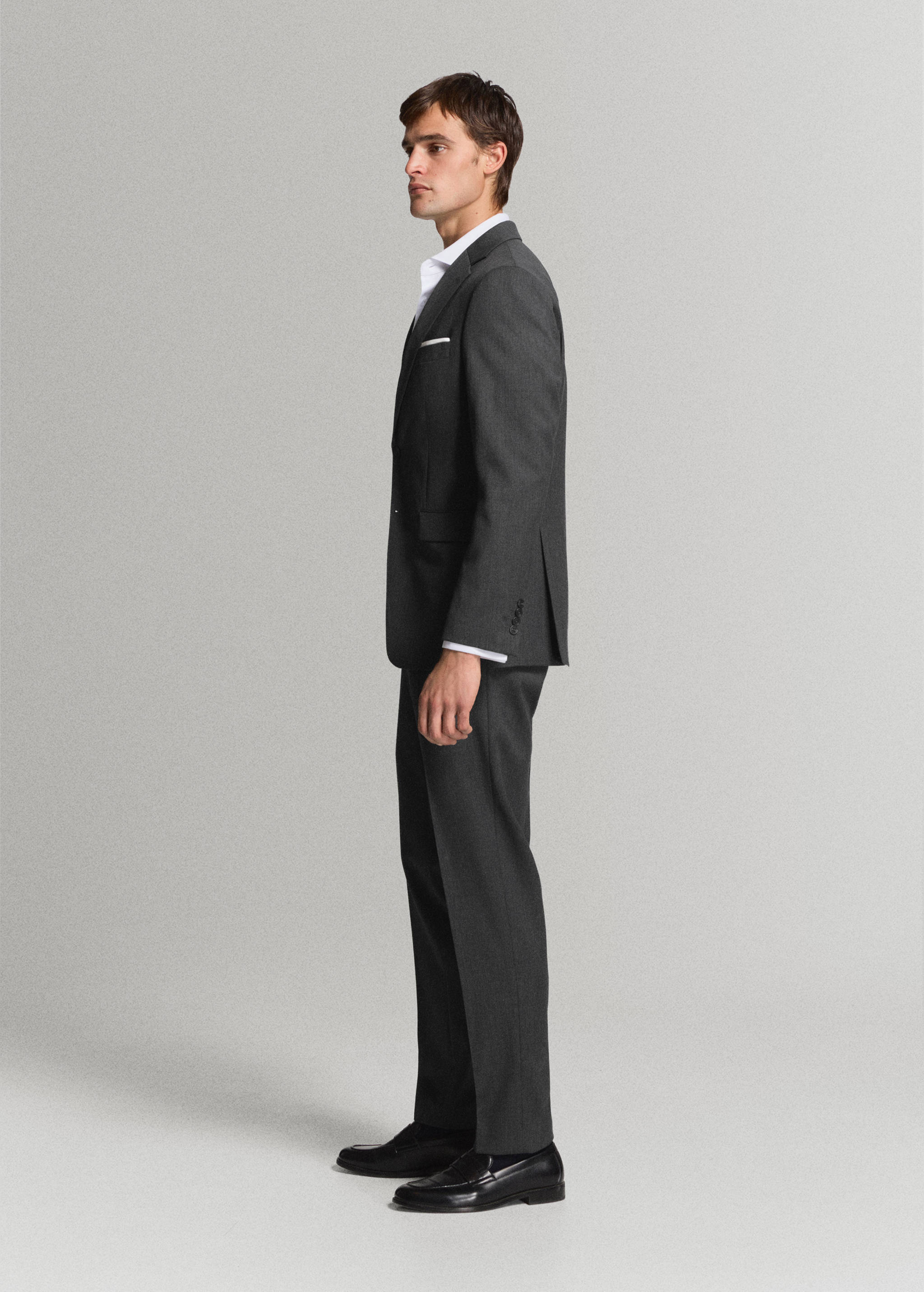 Turin 100% wool suit trousers - Details of the article 4
