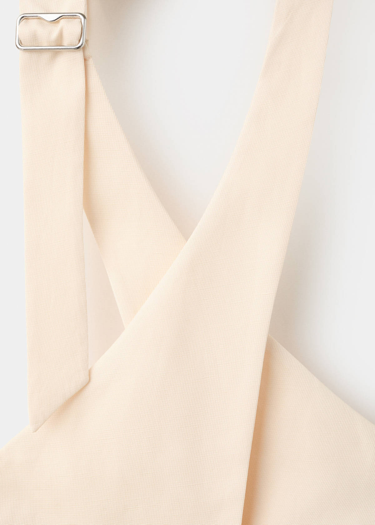 Double-breasted linen waistcoat — Ecru