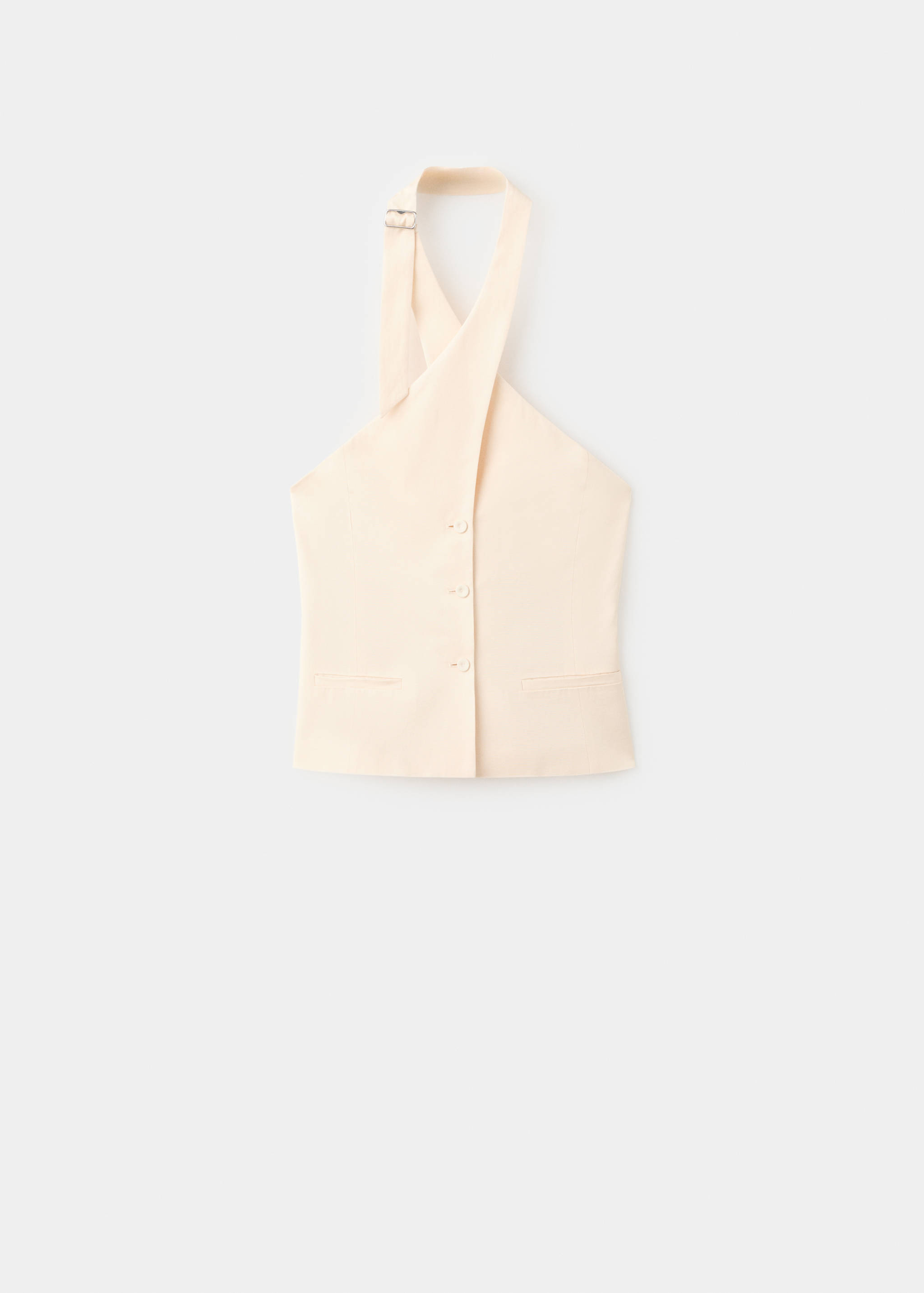 Gilet lin croisé - Article sans modèle