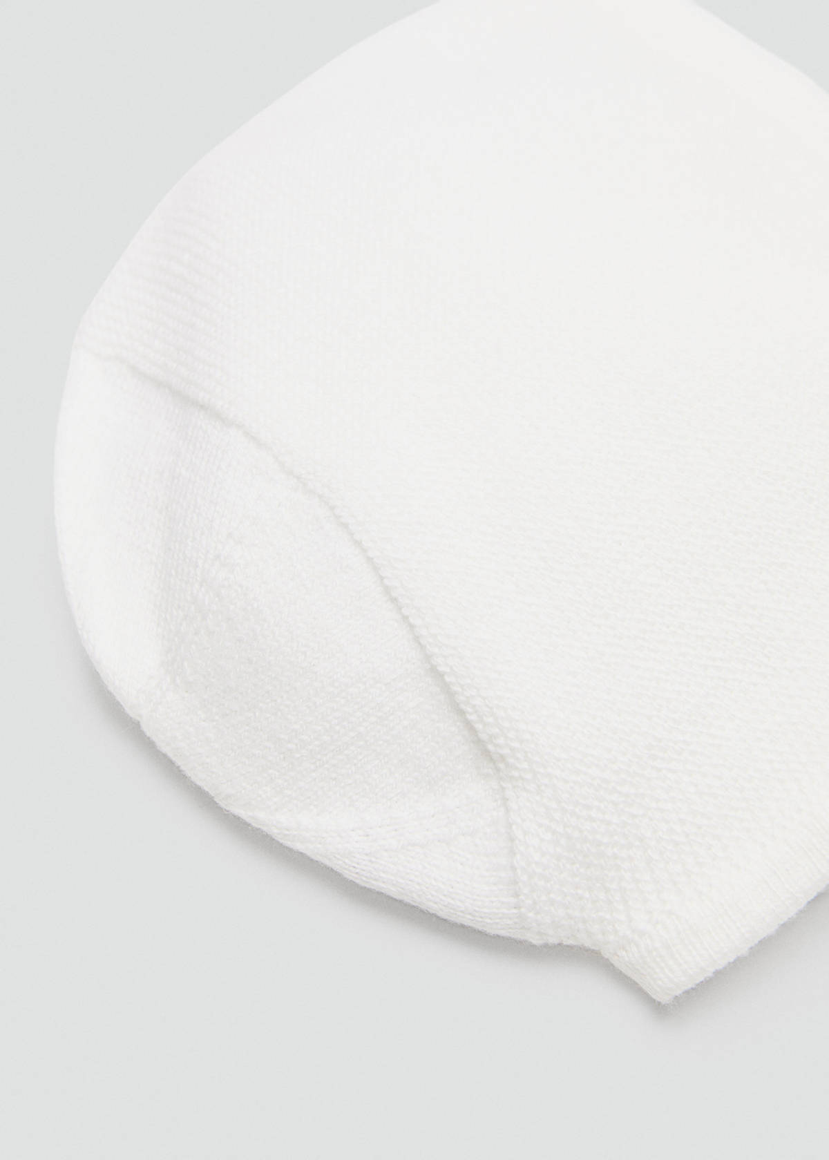 Knitted bonnet — Off White