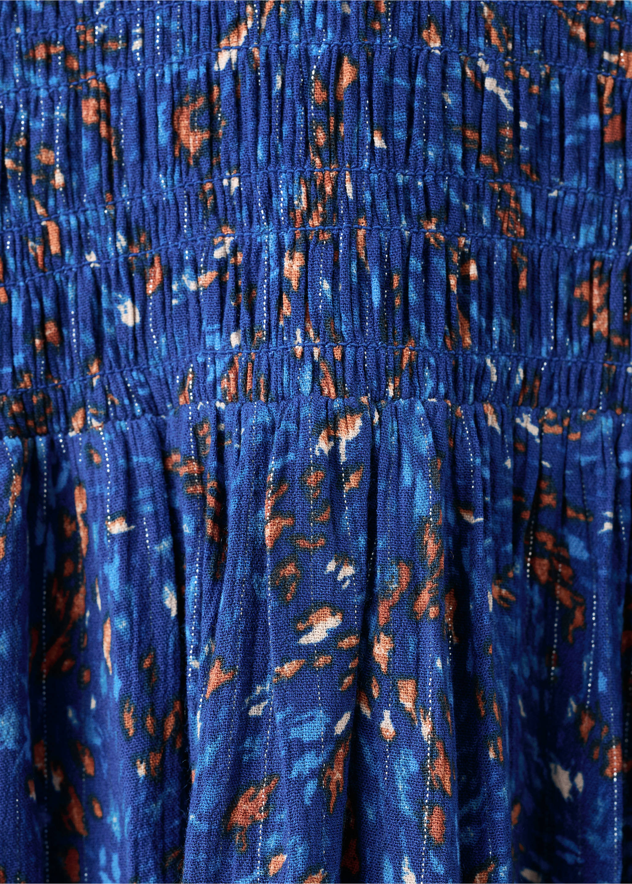 Vestit nit estampat - Detall de l'article 8, Blau marí fosc. Ref: 37031421-00.