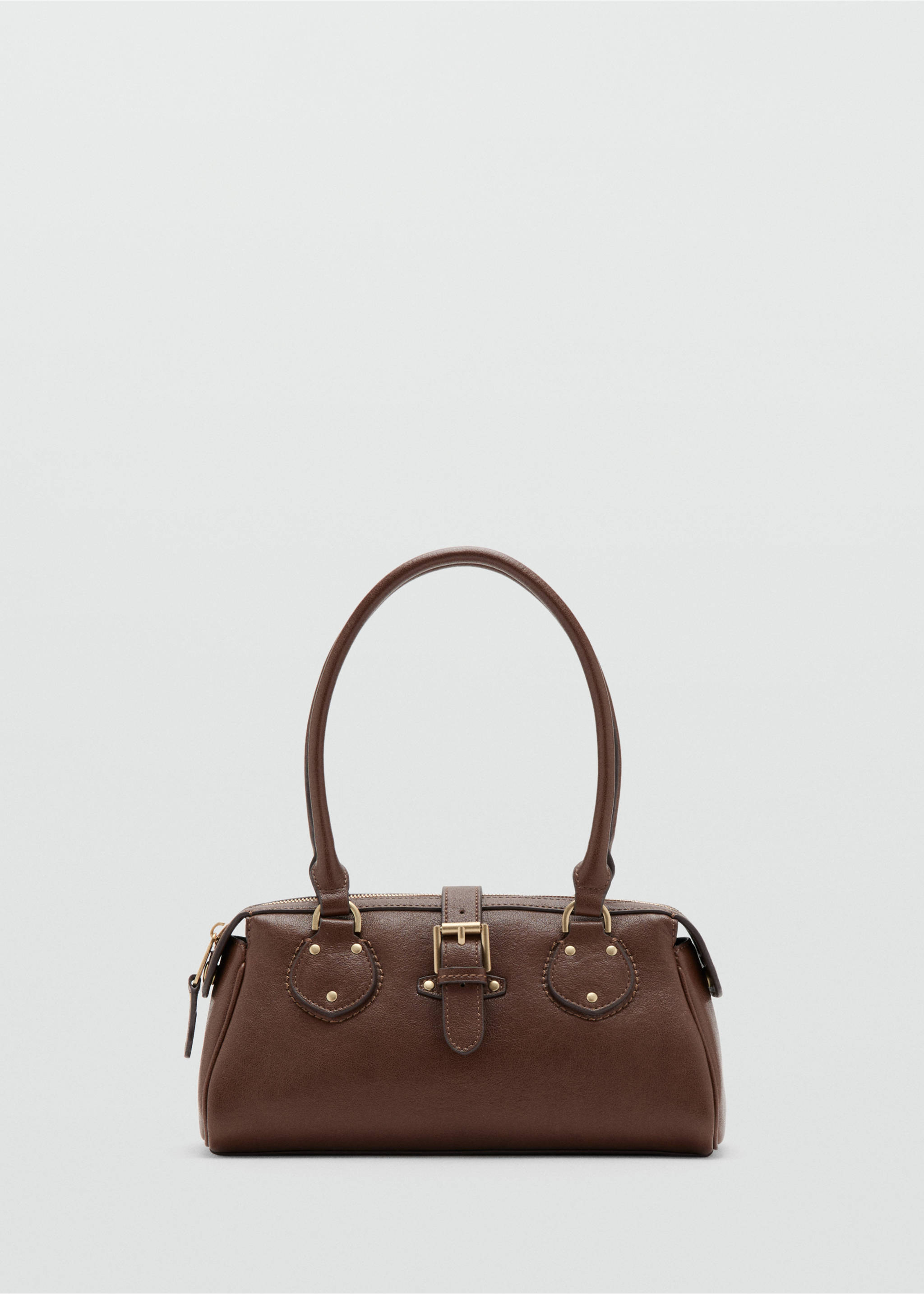 Shoulder bag buckle - Article without model, Brown. Ref: 37031424-00.