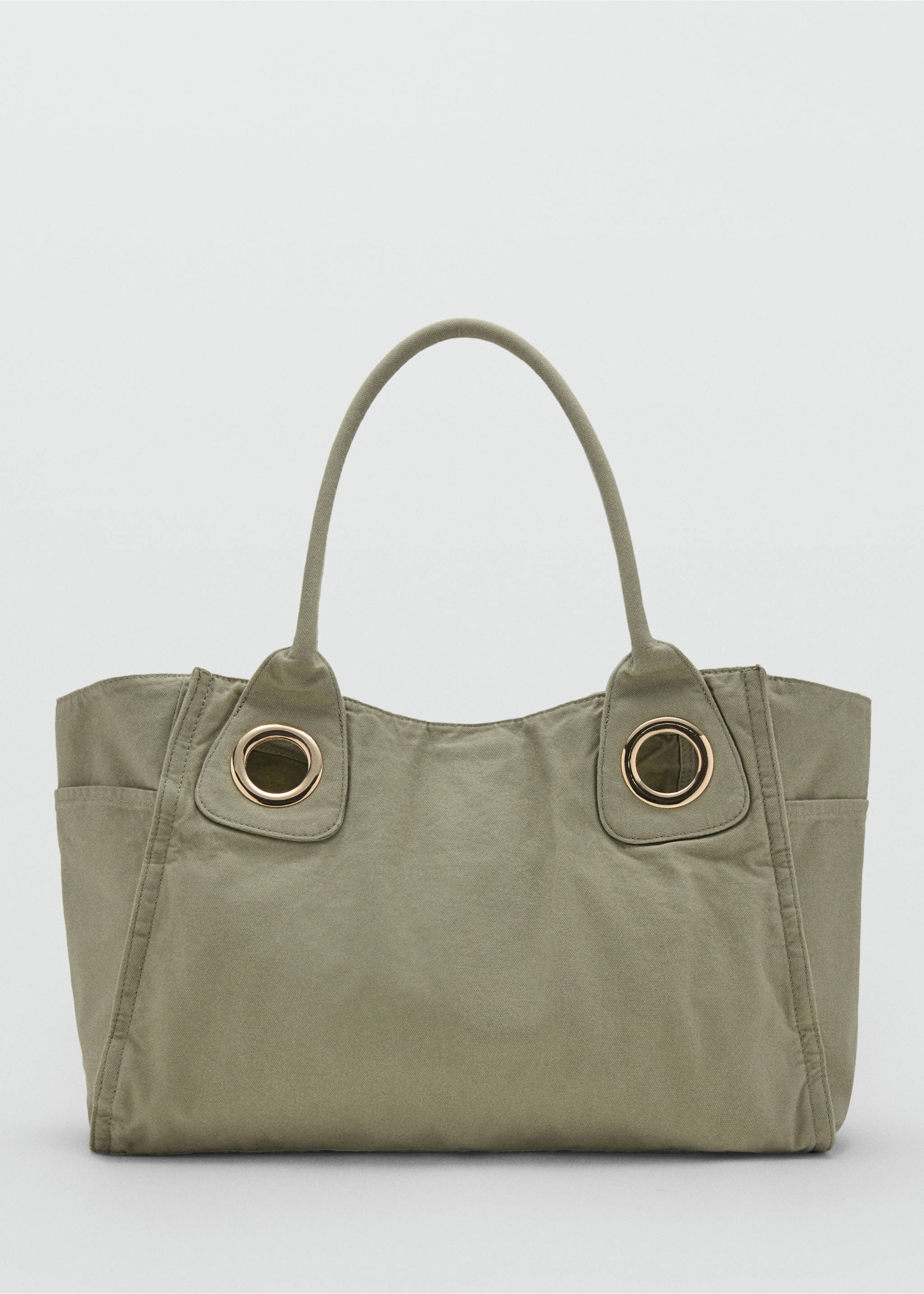 100% cotton tote bag - Article without model, Aqua Green. Ref: 37031426-00.
