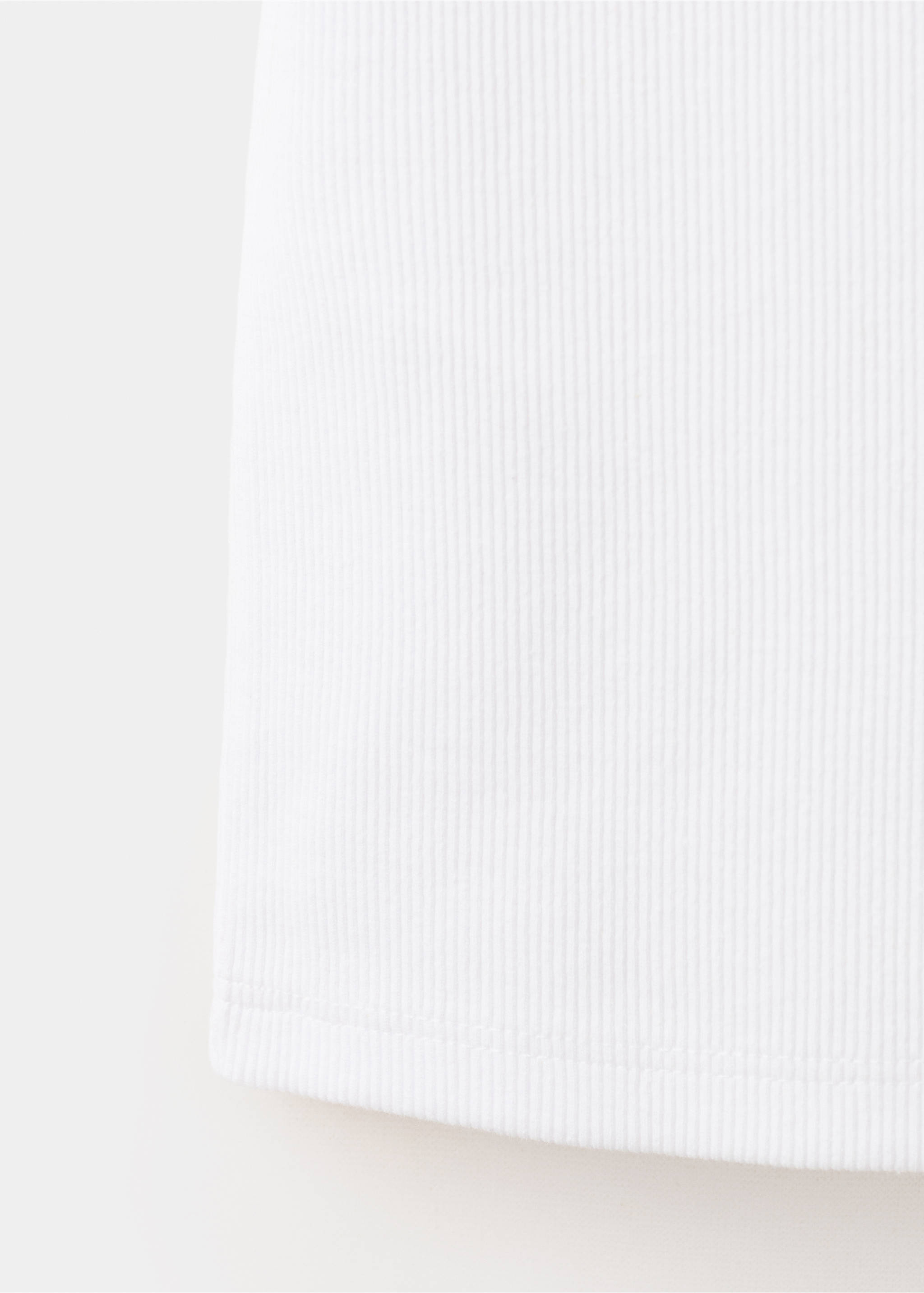 Essential cotton-blend T-shirt - Details of the article 0, Off White. Ref: 37031427-00.