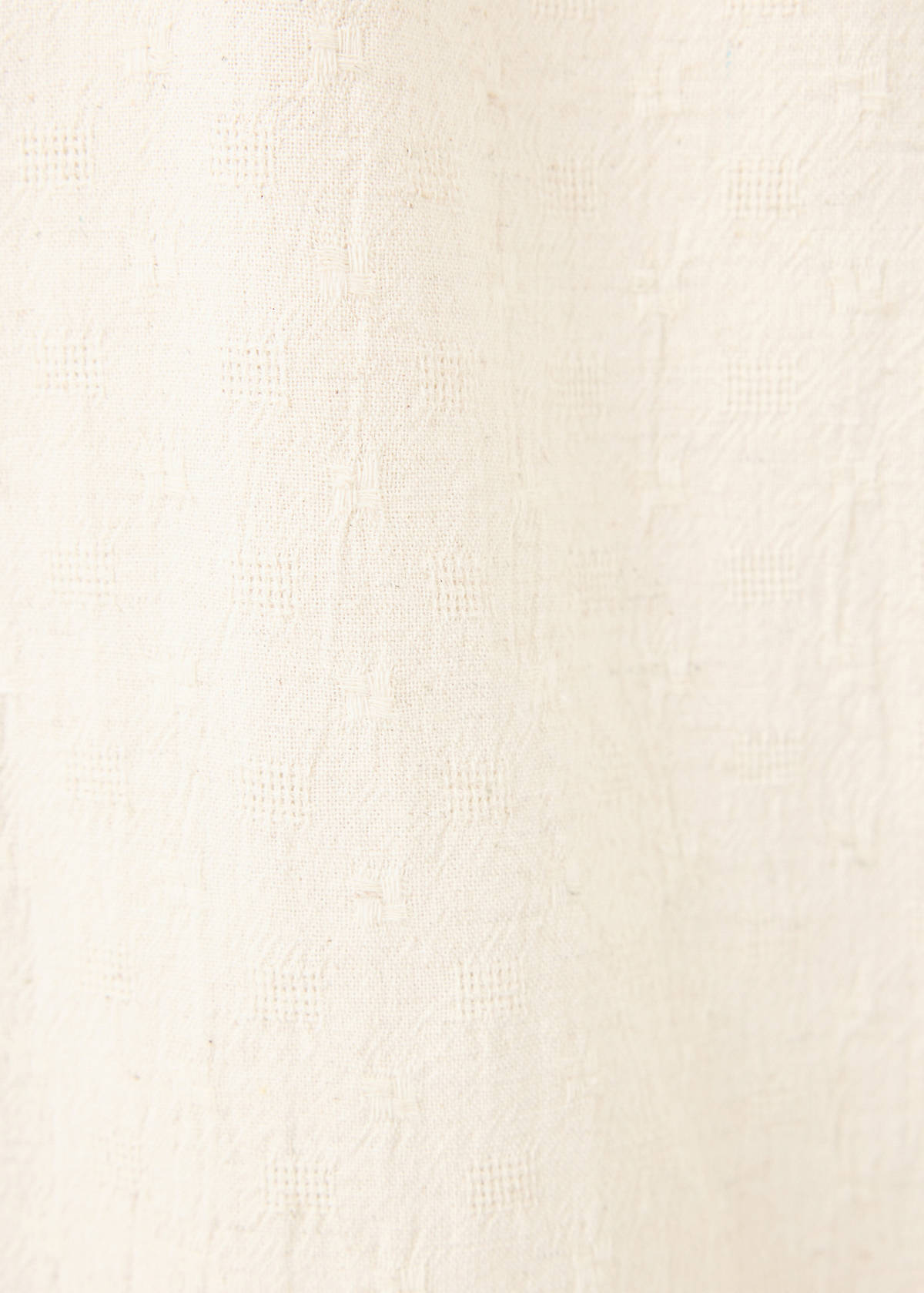 Cotton linen trousers — Ecru