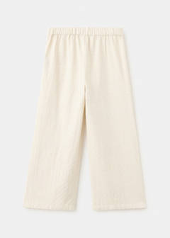 Cotton linen trousers — Ecru 3