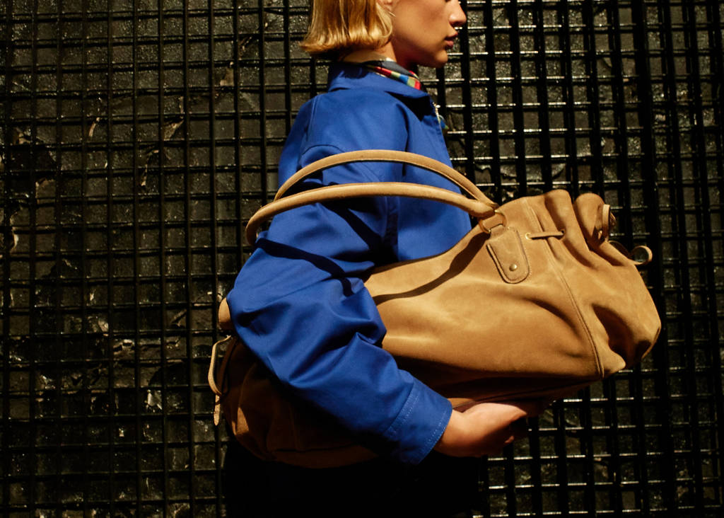 Borsa Spalla Crosta Di Cuoio