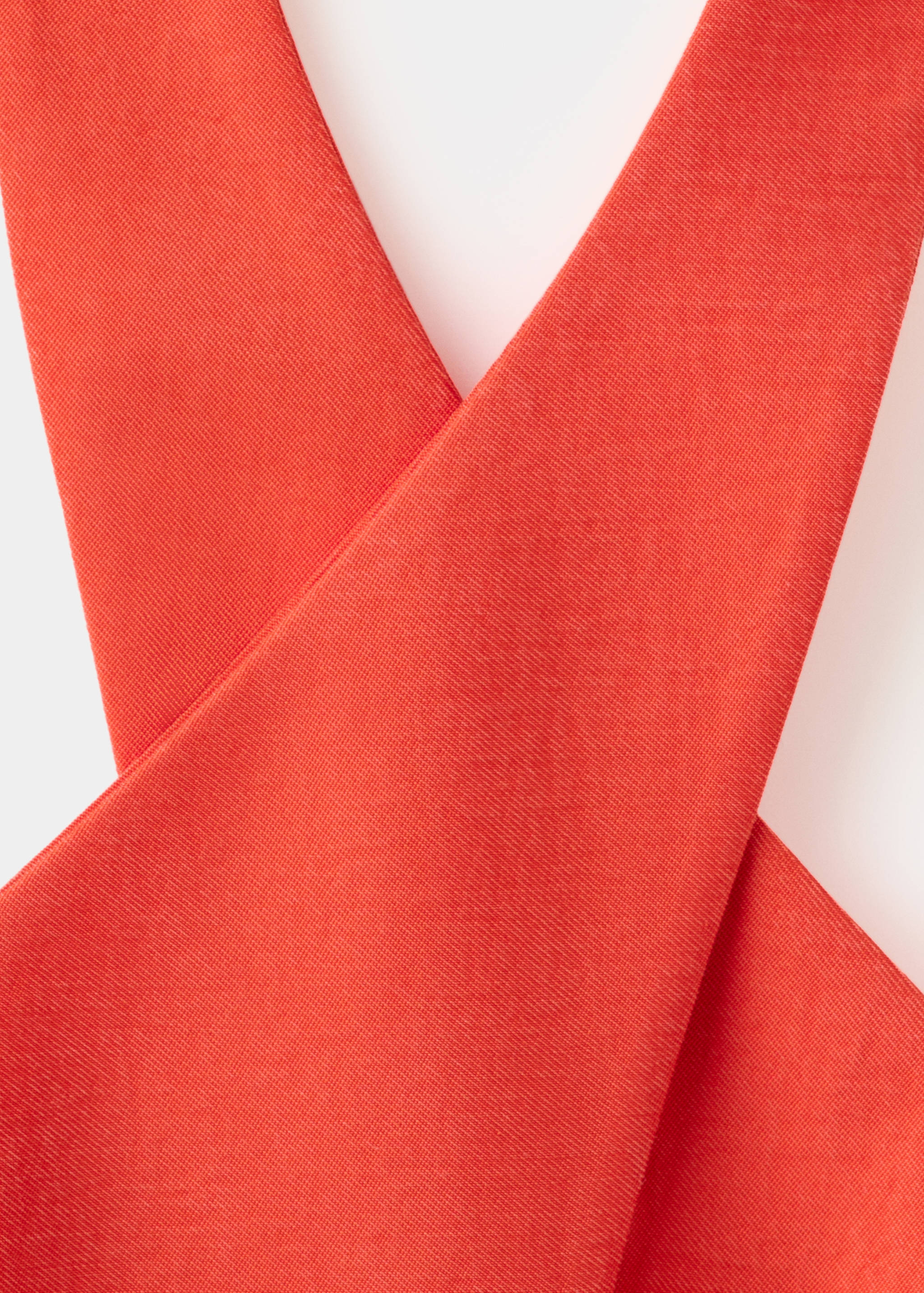 Crossed lyocell gilet top - Details of the article 0