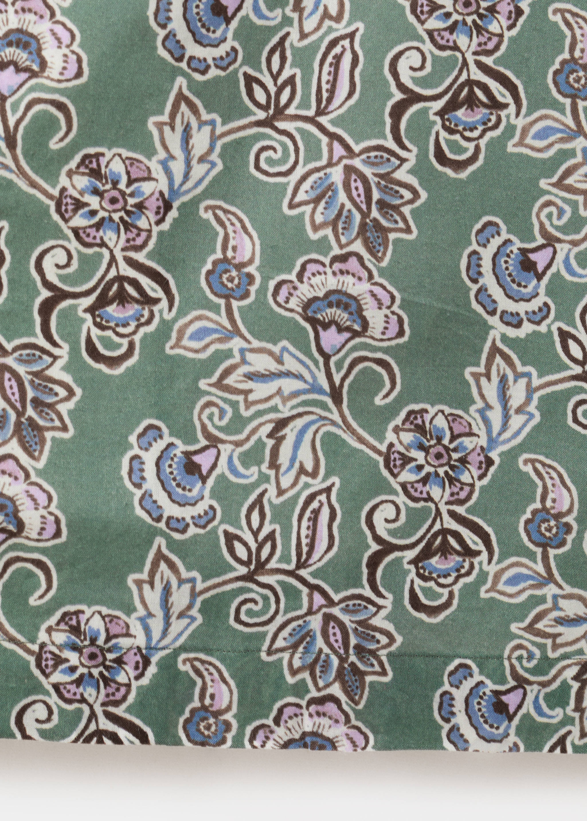 100% cotton bowling-collar shirt - Details of the article 0