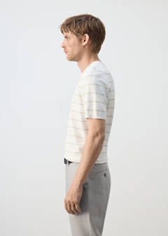Slim fit striped jersey t-shirt — Off White 5
